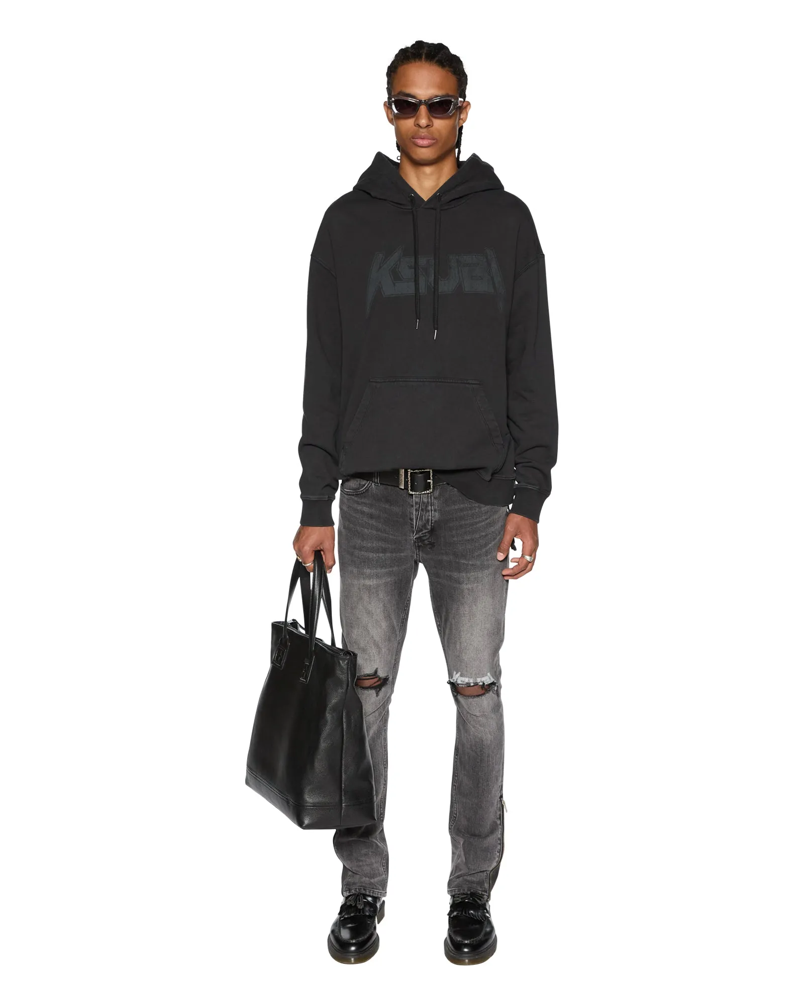 ELECTRIC BIGGIE HOODIE OLD BLACK sold by Ksubi product image thumbnail 3