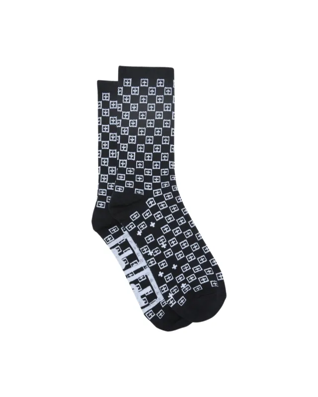 T BOX MONOGRAM KSOCKS BLACK sold by Ksubi