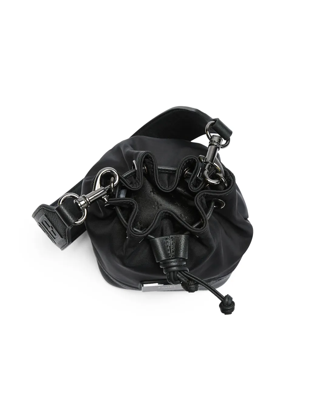 BOX CROSS BUCKET BAG NYLON/LEATHER BLACK sold by Ksubi product image thumbnail 3
