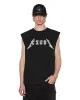 LINE UP EKCESS CUT OFF TEE JET BLACK sold by Ksubi