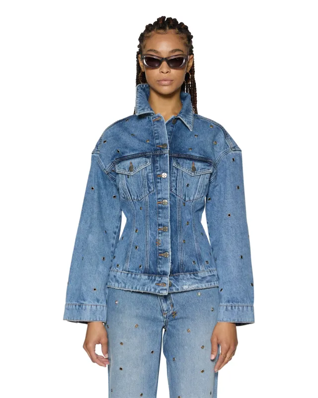 CINCHED JACKET CHROMA sold by Ksubi