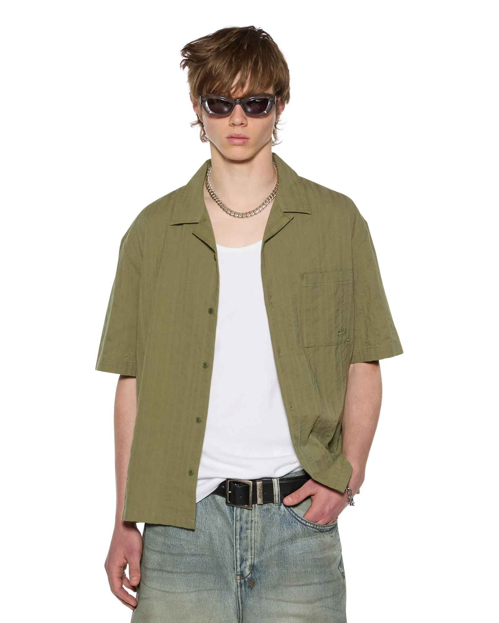 1999 DINER SS SHIRT KHAKI sold by Ksubi