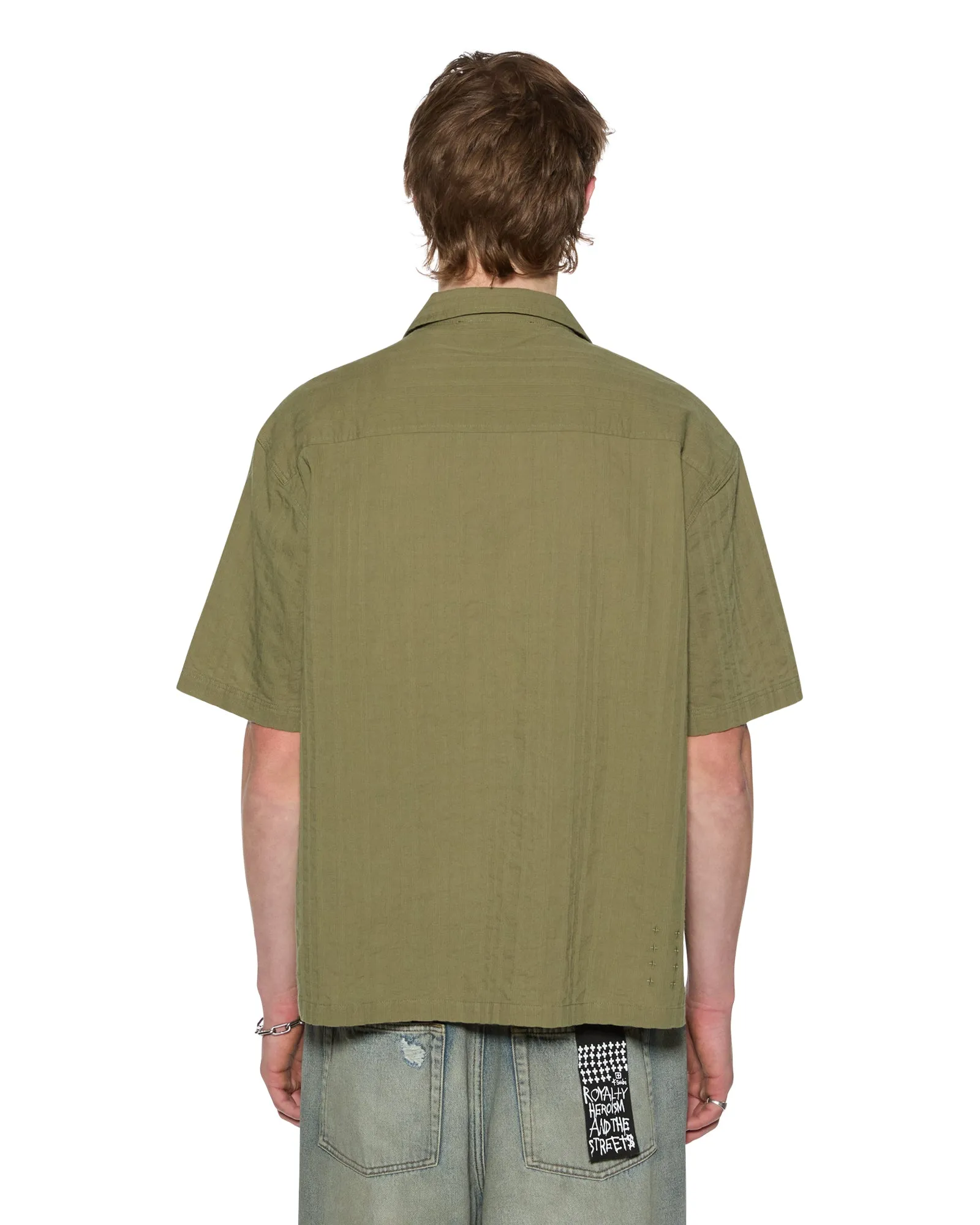1999 DINER SS SHIRT KHAKI sold by Ksubi product image thumbnail 4