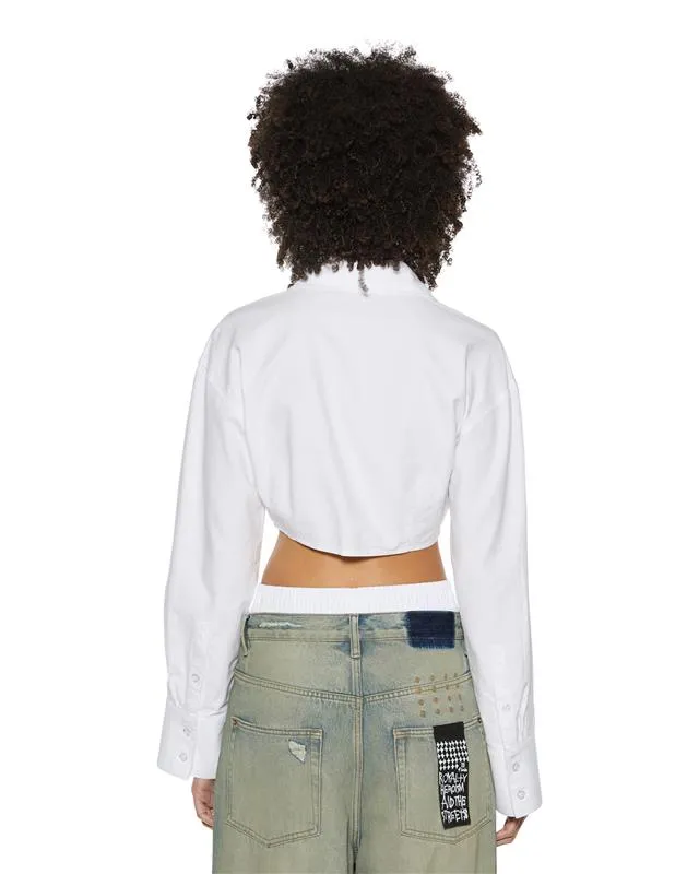 SASHA LS SHIRT WHITE sold by Ksubi product image thumbnail 4