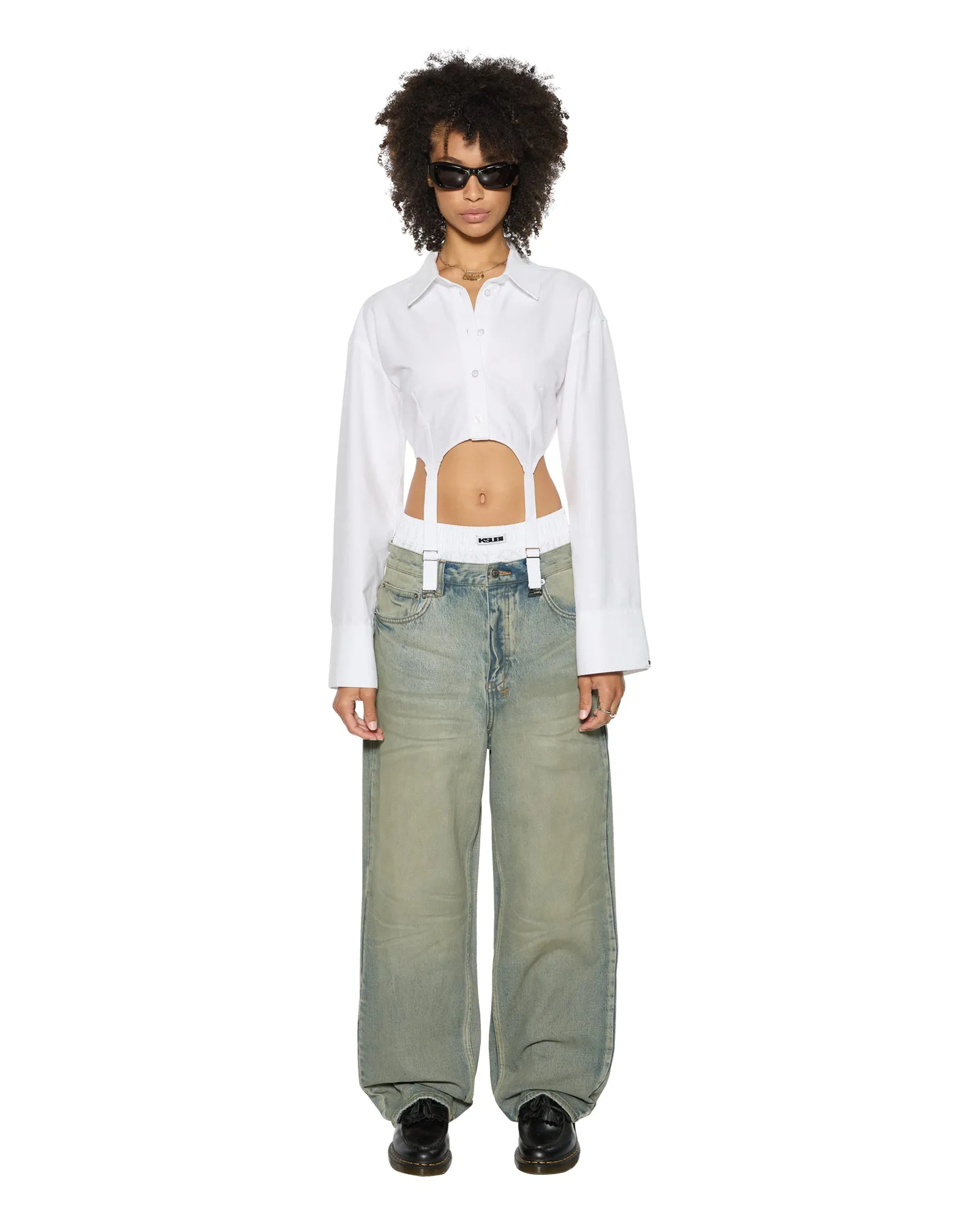 SASHA LS SHIRT WHITE sold by Ksubi product image thumbnail 2