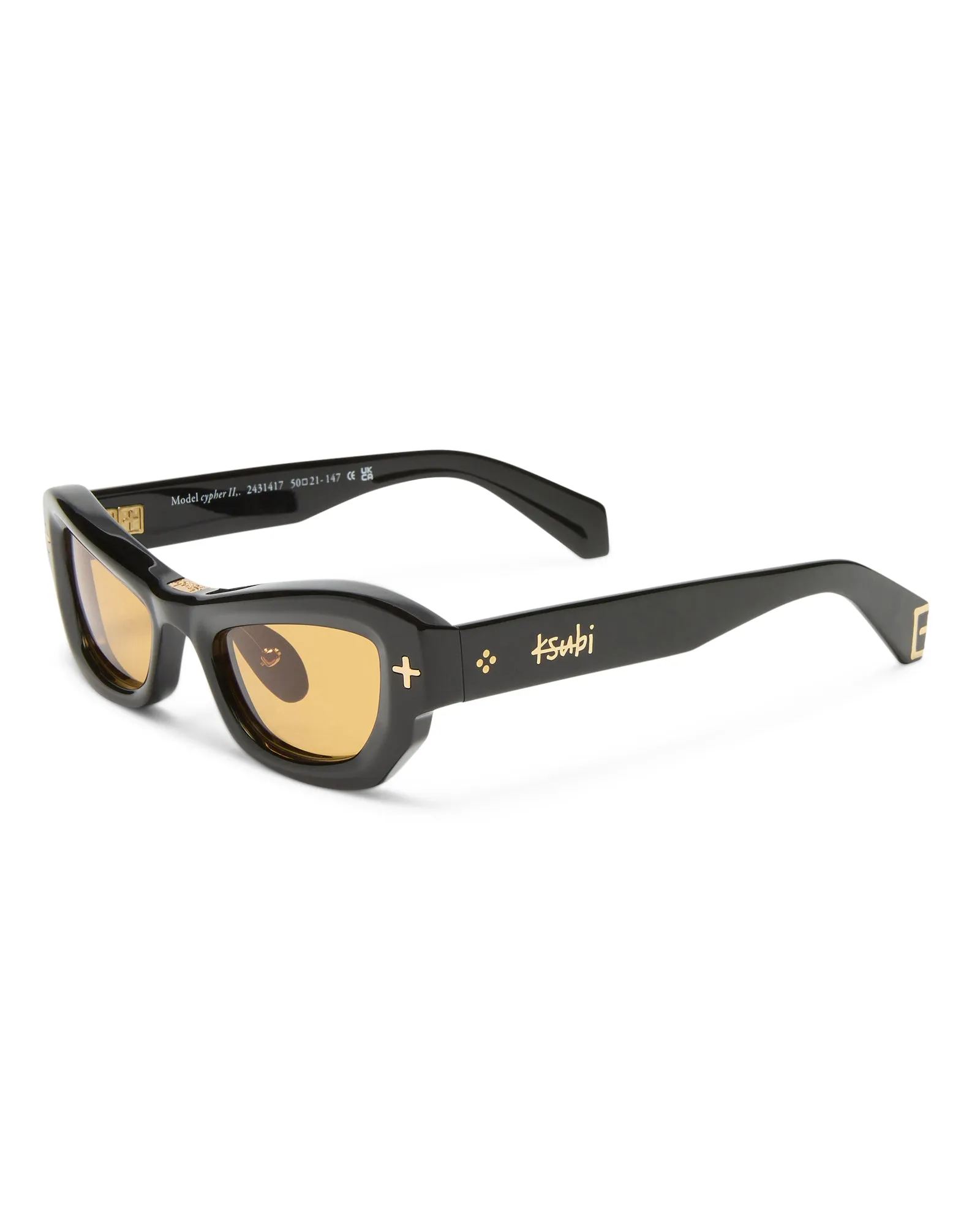 CYPHER SUNGLASSES BLACK GOLD sold by Ksubi