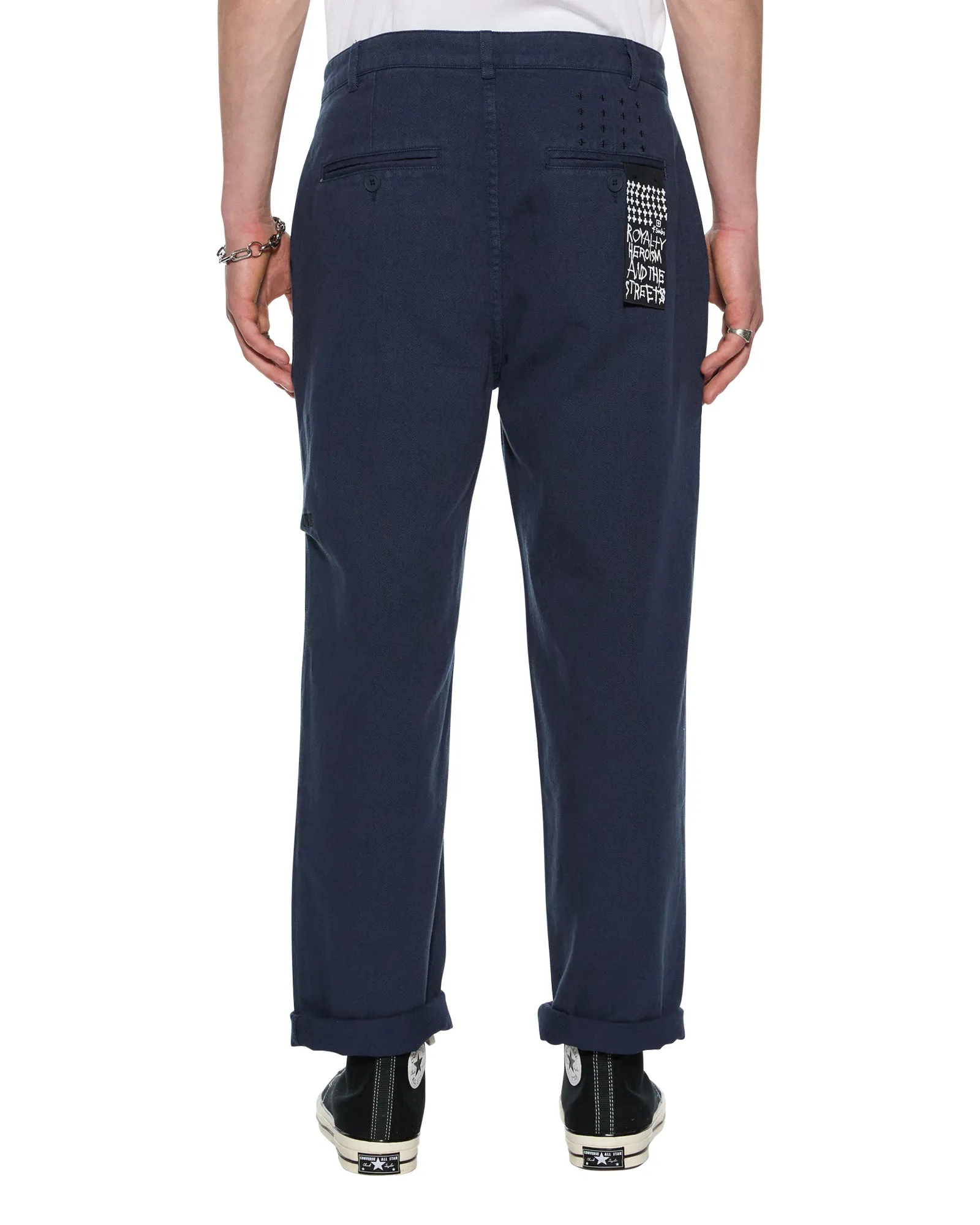 RIVAL CHINO TROUSER NAVY sold by Ksubi product image thumbnail 5