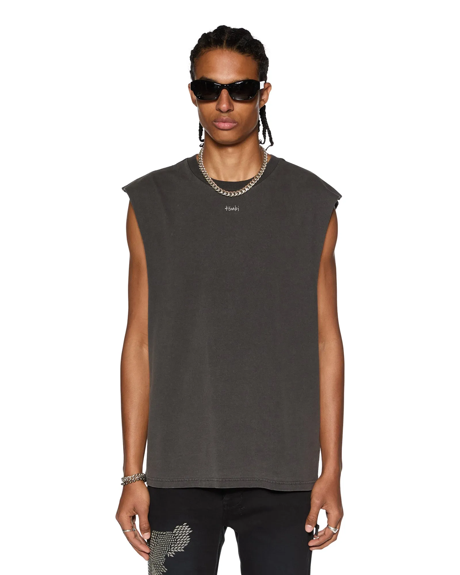 EAGLE CUT OFF TEE FADED BLACK sold by Ksubi product image thumbnail 3