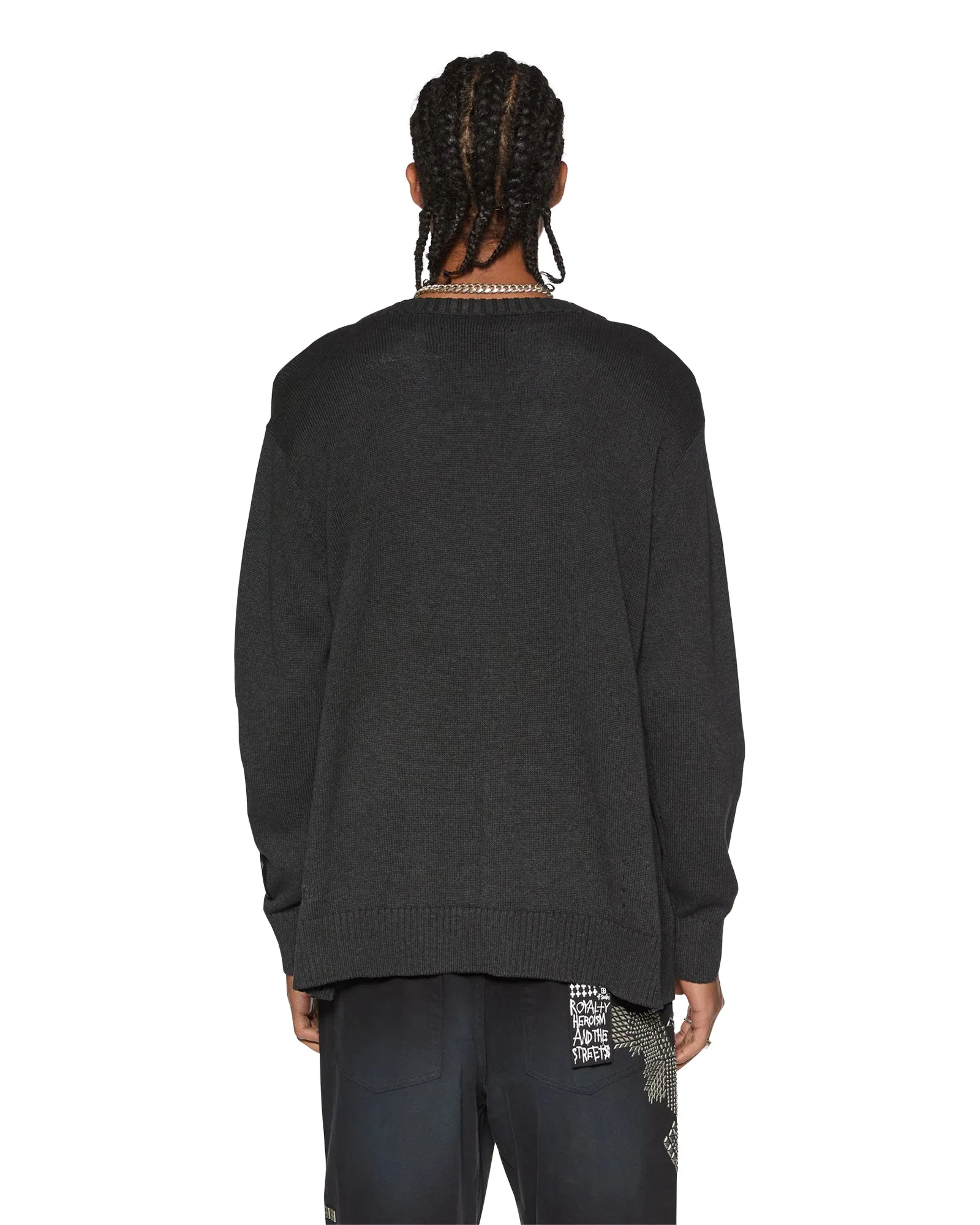 DUG OUT CARDIGAN BLACK sold by Ksubi product image thumbnail 4