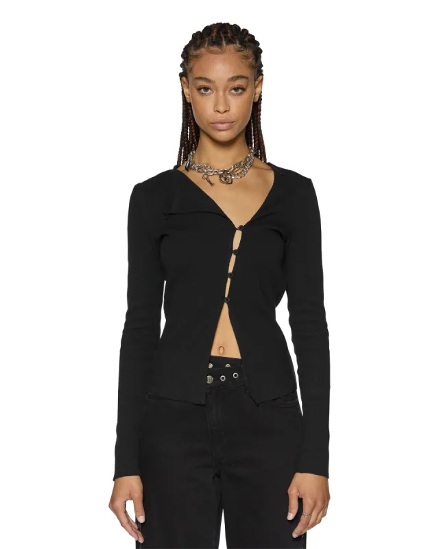 REWORK LS TOP BLACK sold by Ksubi