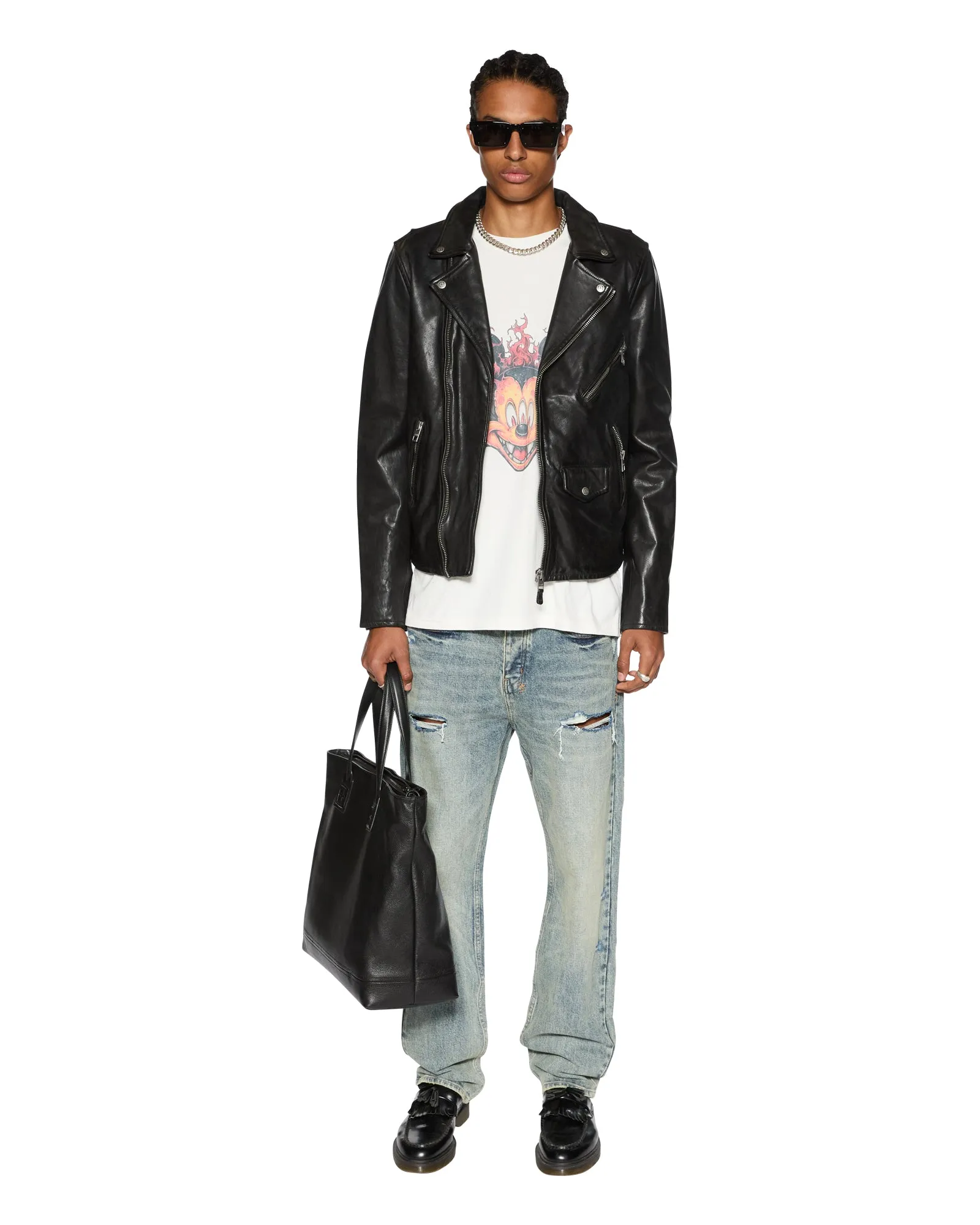 FUEGO BIGGIE SS TEE TRU WHITE sold by Ksubi product image thumbnail 2