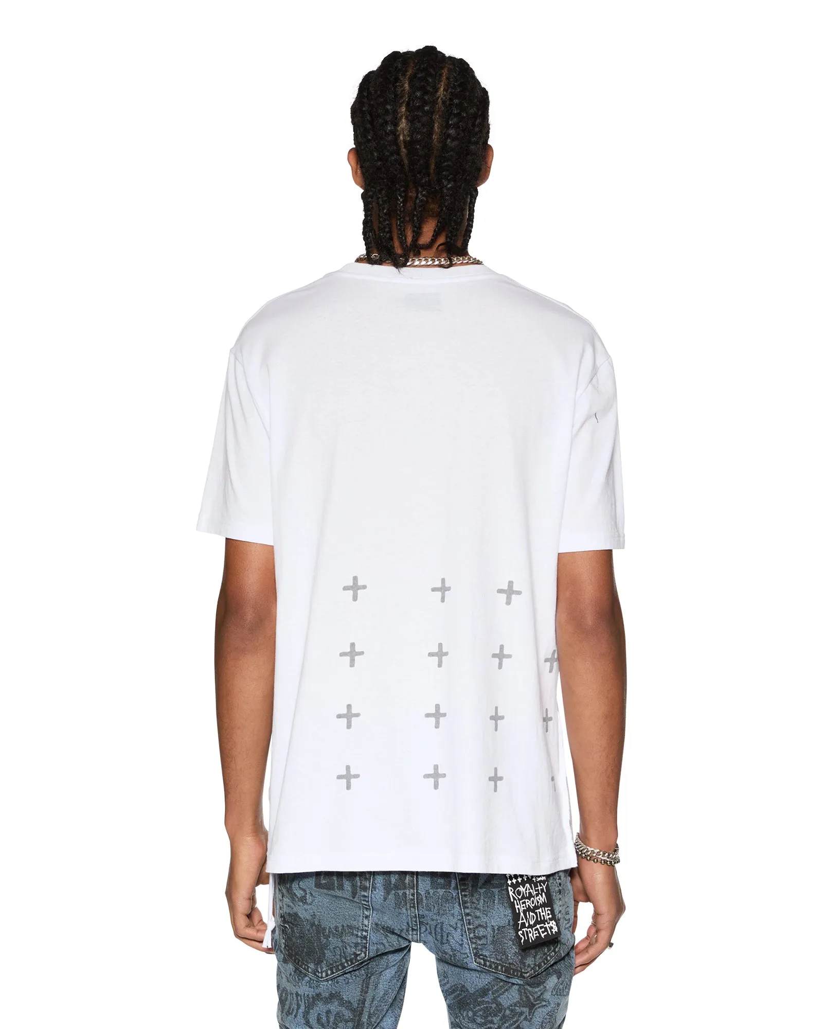 HERO KASH SS TEE TRU WHITE sold by Ksubi product image thumbnail 3