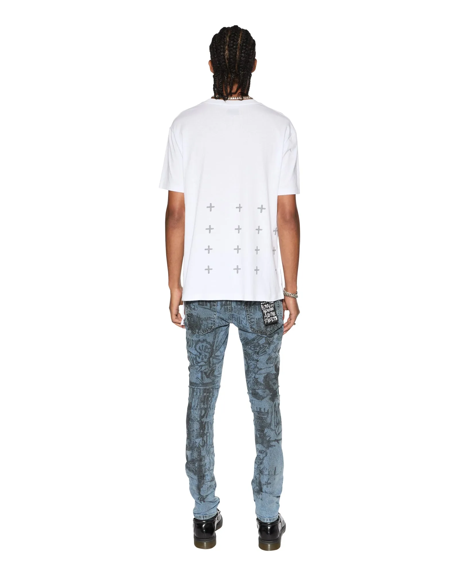 HERO KASH SS TEE TRU WHITE sold by Ksubi product image thumbnail 4