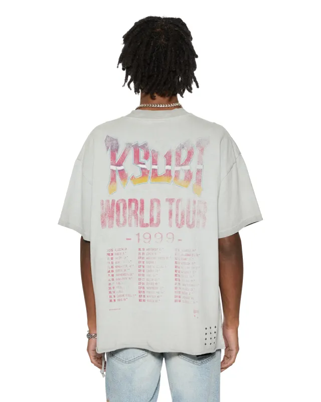 GLOBAL EKCESS SS TEE PAINTED sold by Ksubi