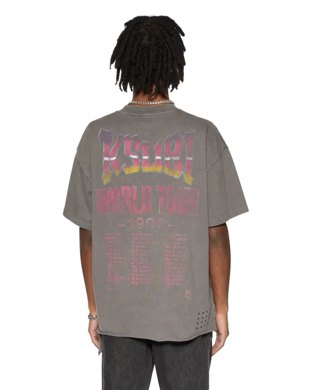 GLOBAL EKCESS SS TEE BLACK FADE sold by Ksubi