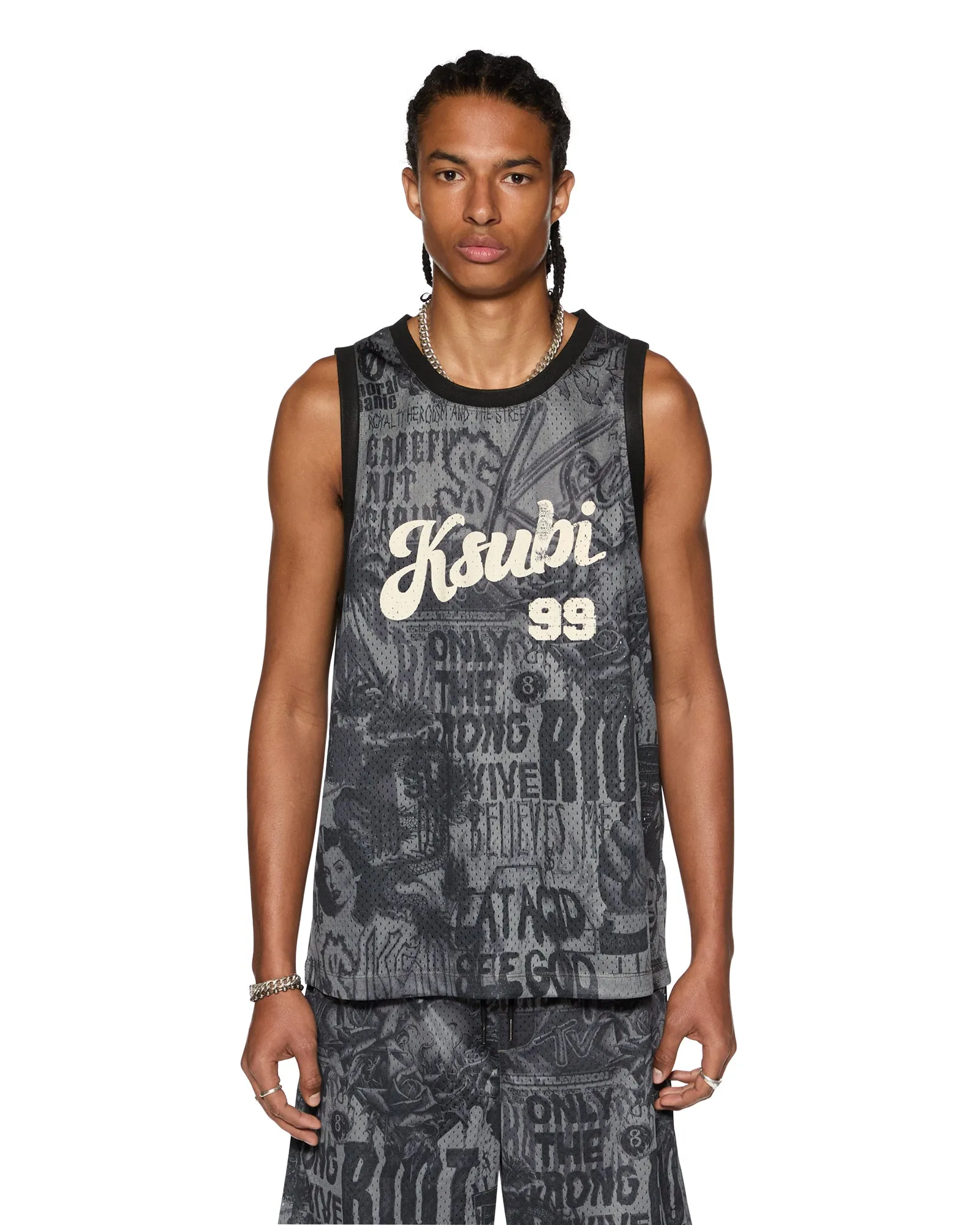 SKETCH PICK UP SINGLET BLACK sold by Ksubi