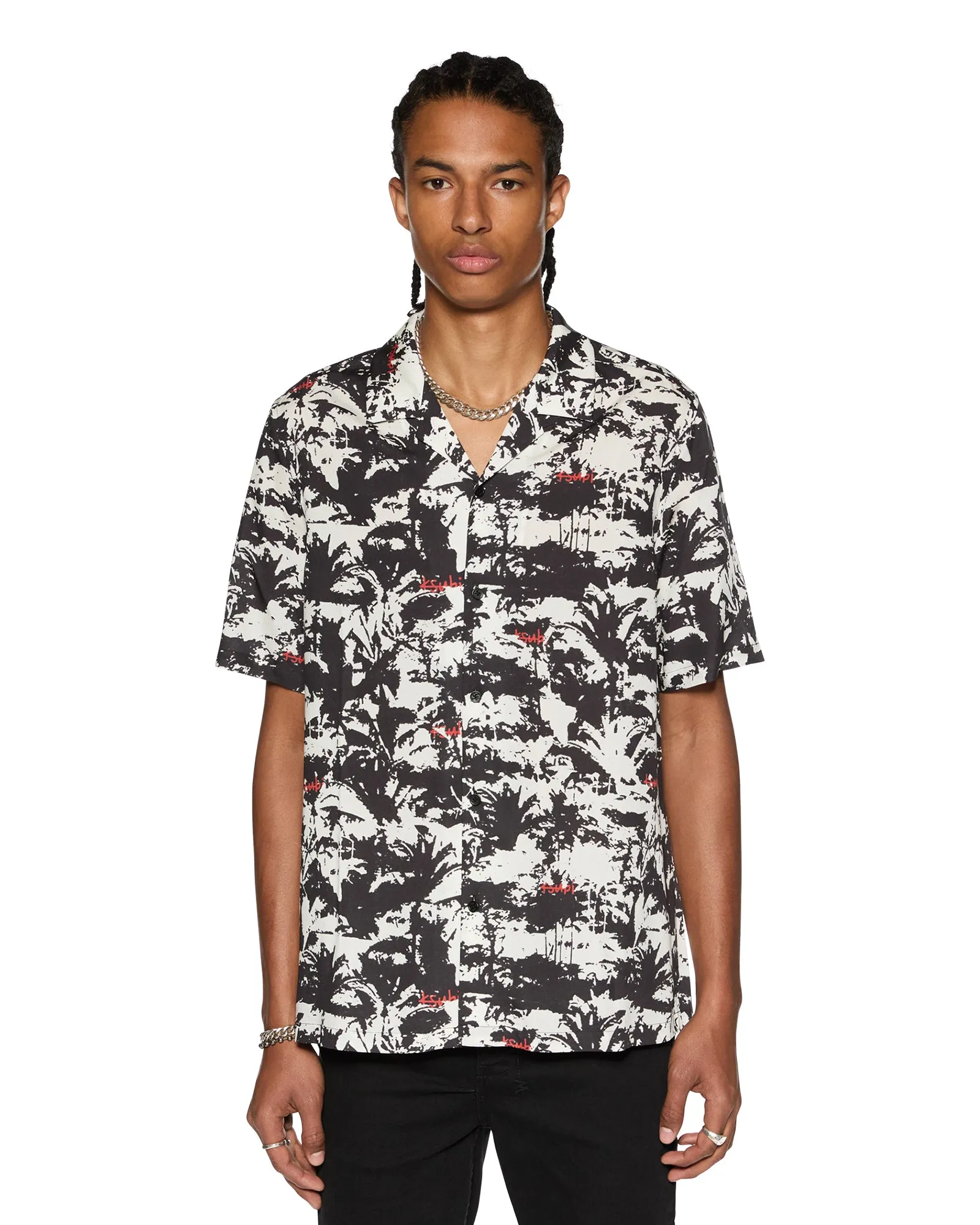 PALMTREE RESORT SS SHIRT MULTI sold by Ksubi product image thumbnail 4