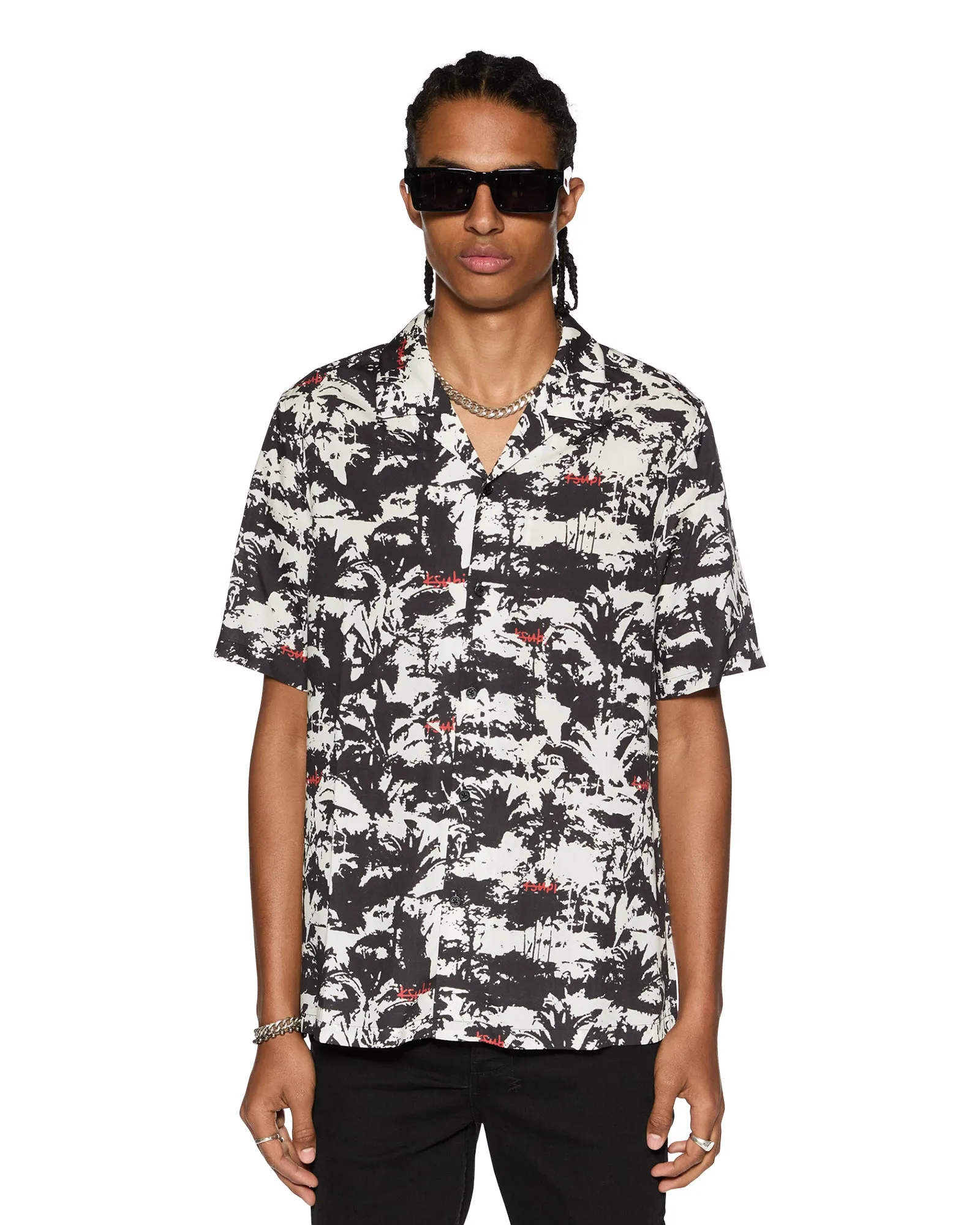 PALMTREE RESORT SS SHIRT MULTI sold by Ksubi