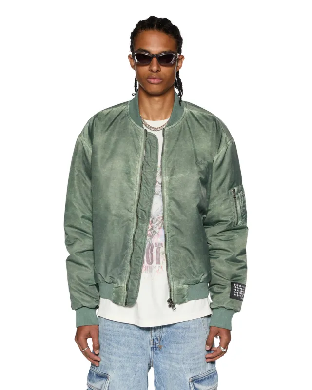 ROYALTY BOMBER KHAKI OVERDYE sold by Ksubi