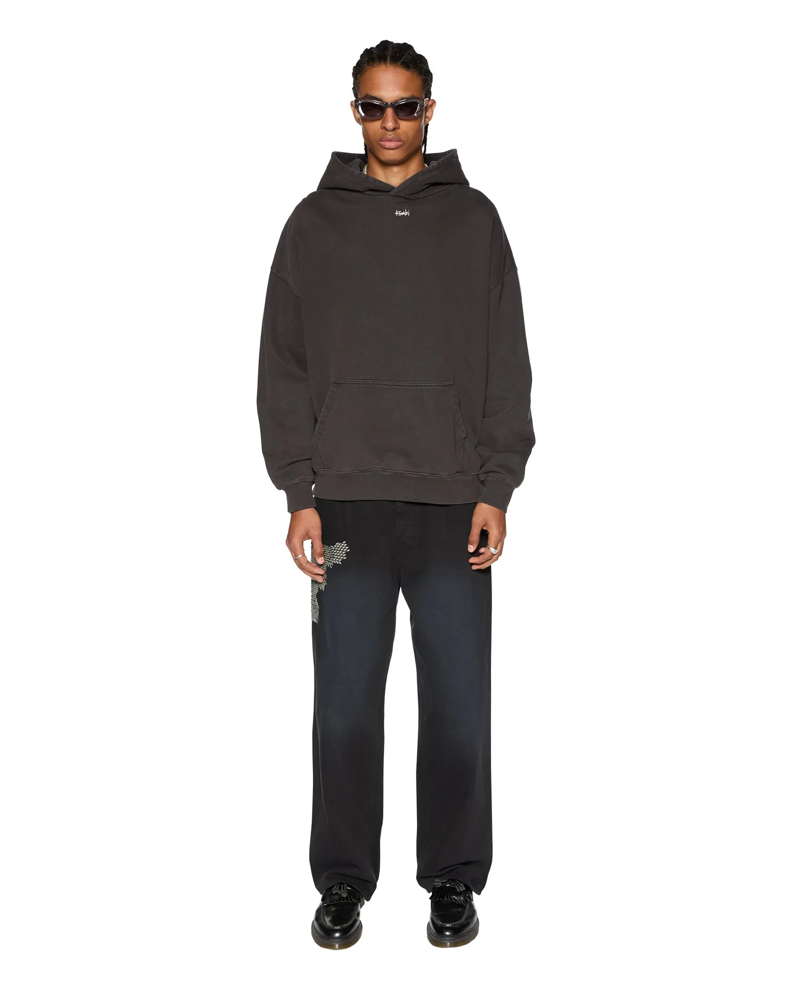 EAGLE EKCESS HOODIE FADED BLACK sold by Ksubi product image thumbnail 3