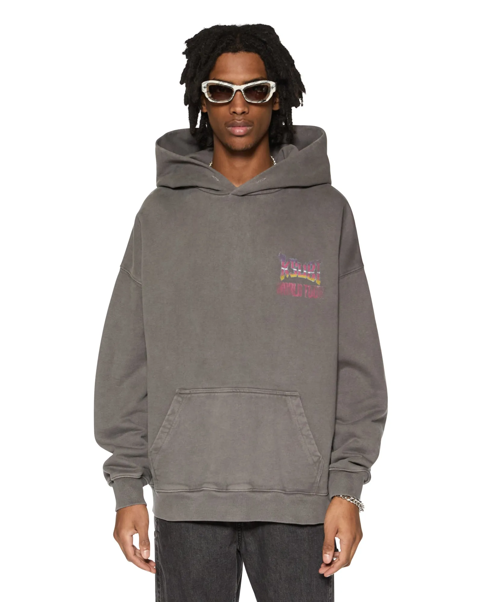 GLOBAL EKCESS HOODIE CHARCOAL sold by Ksubi product image thumbnail 2