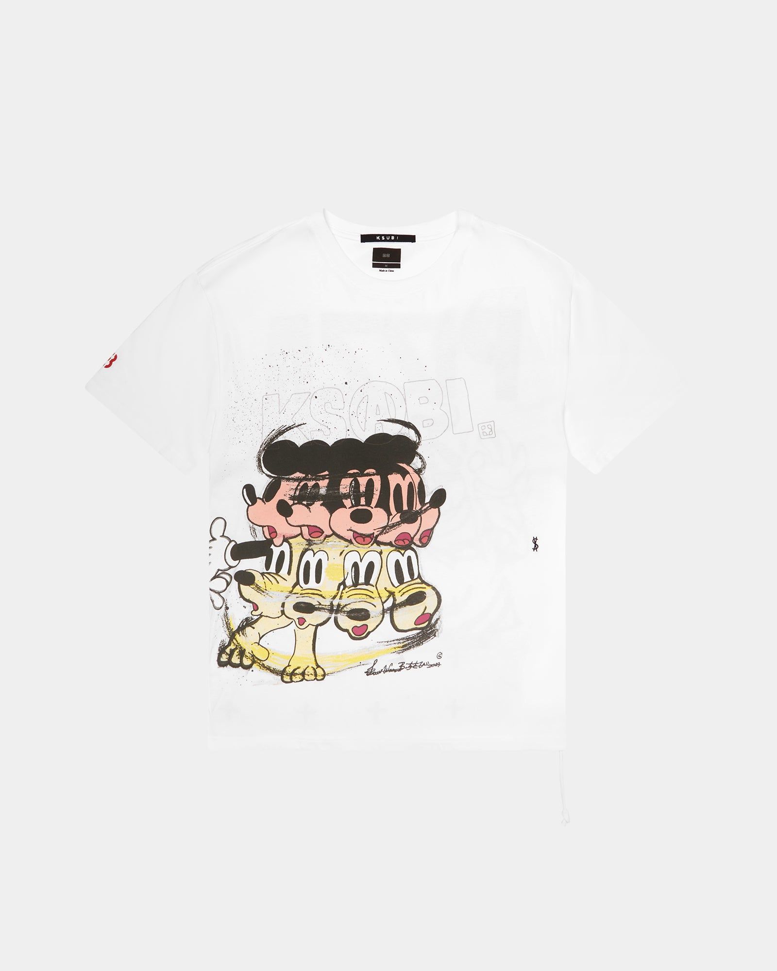 WASABI BIGGIE SS TEE OPTIC WHITE sold by Ksubi product image thumbnail 4