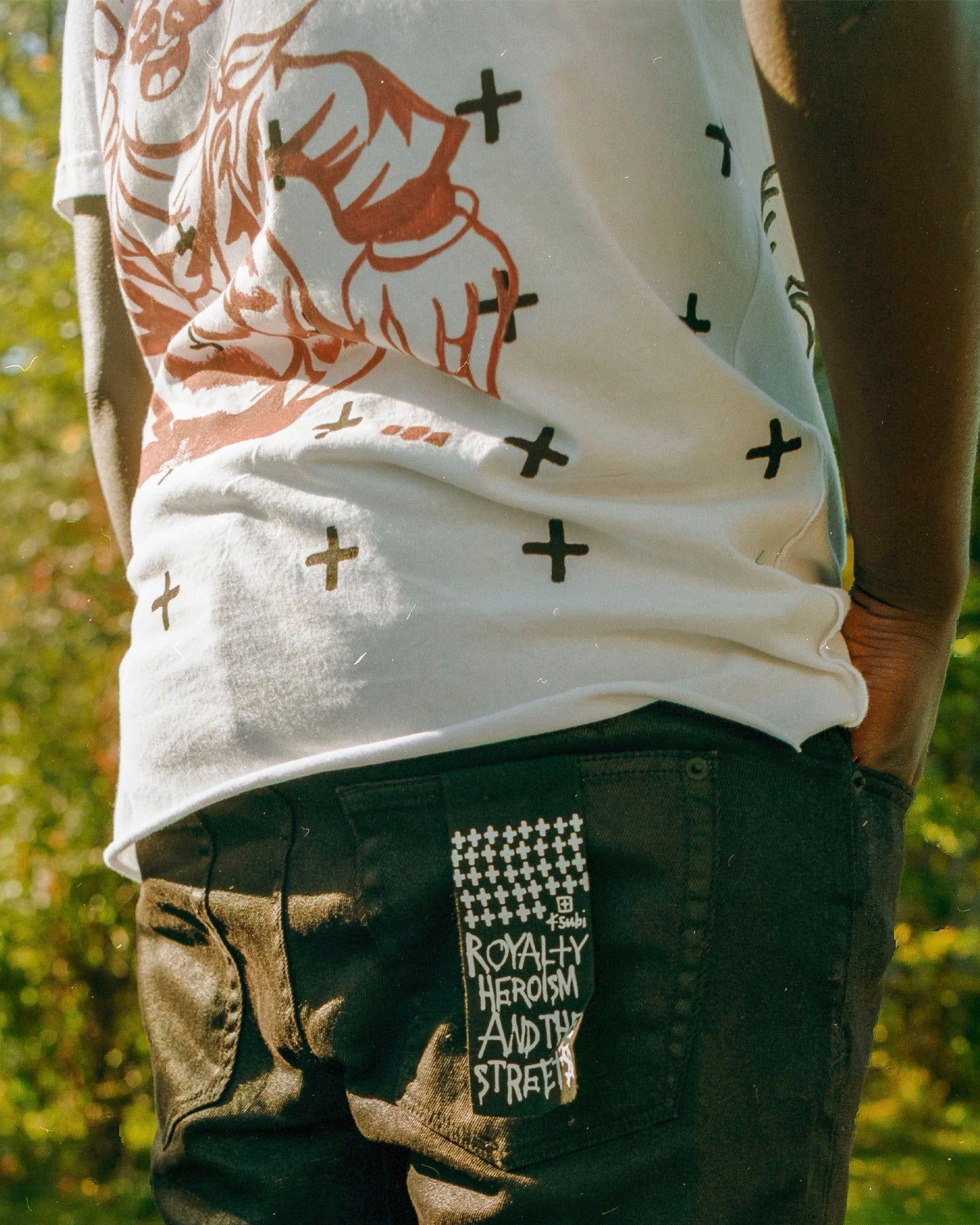 WASABI BIGGIE SS TEE OPTIC WHITE sold by Ksubi product image thumbnail 6