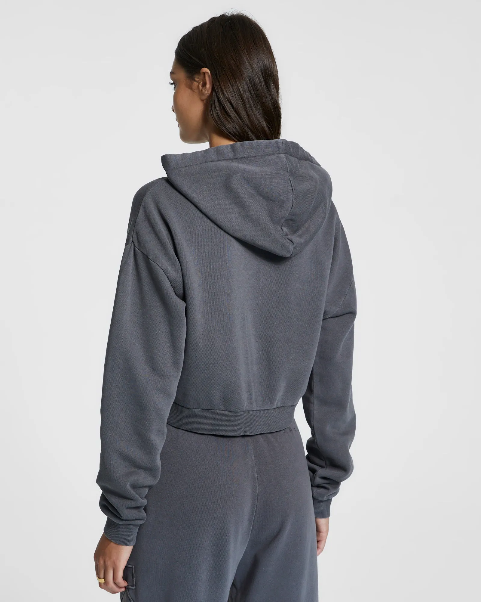 SOTT ZIP THROUGH HOODIE CHARCO sold by Ksubi product image thumbnail 3