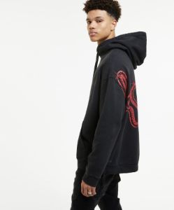 PHANTOM HOODIE TRU BLACK sold by Ksubi