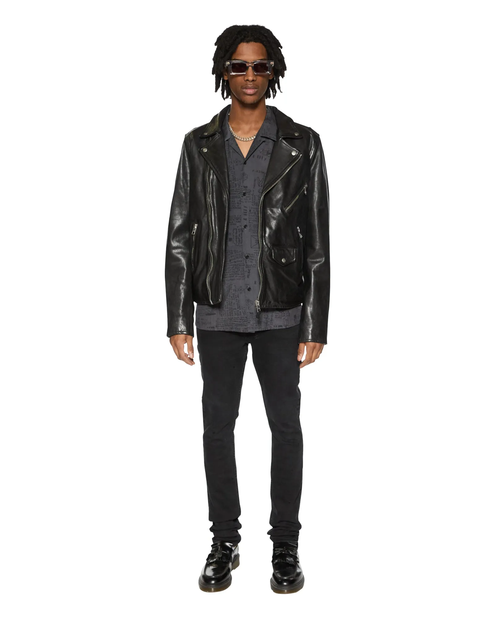 VERSES RESORT SS SHIRT BLACK sold by Ksubi product image thumbnail 4