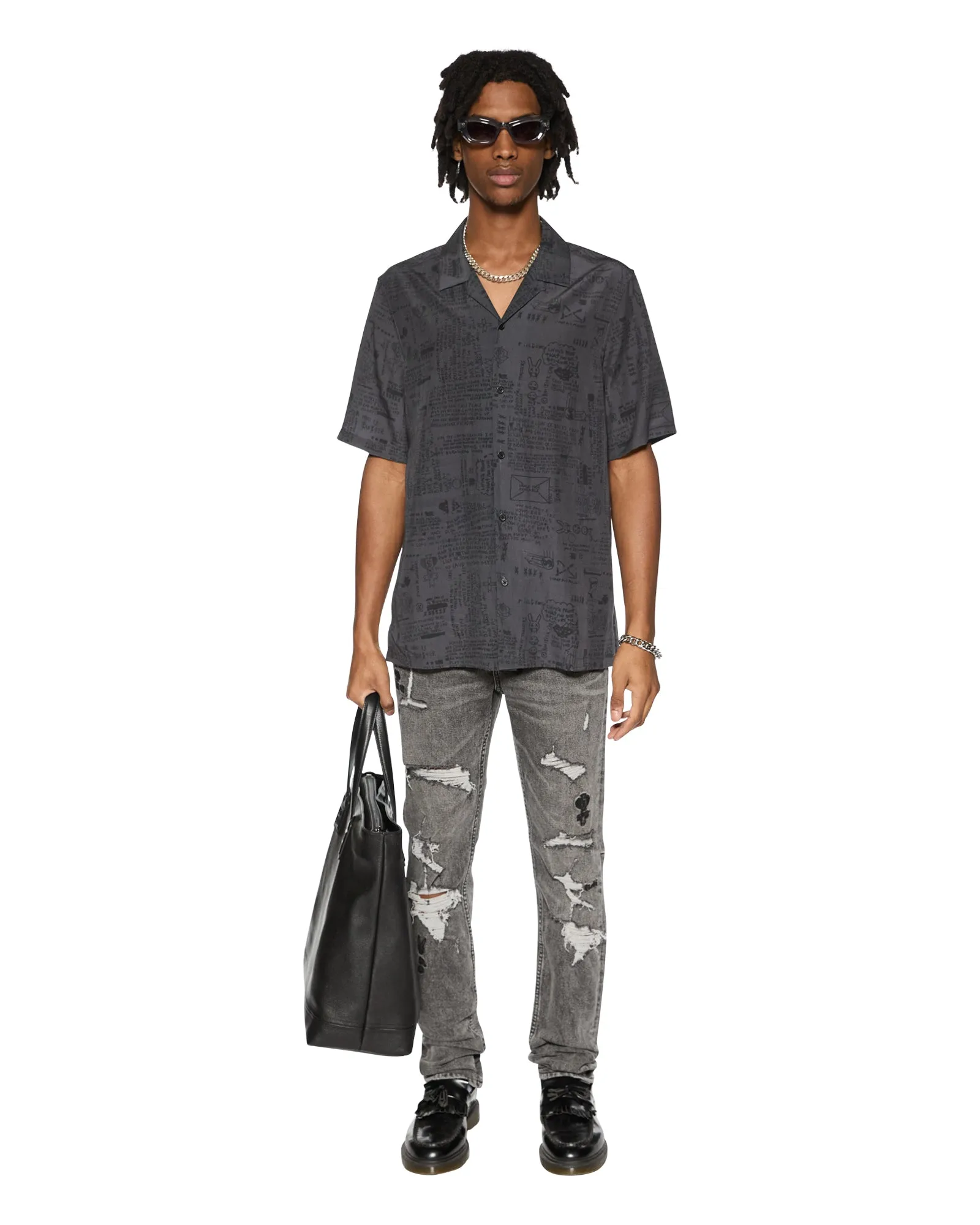 CHITCH VERSES WORN GREY sold by Ksubi product image thumbnail 2