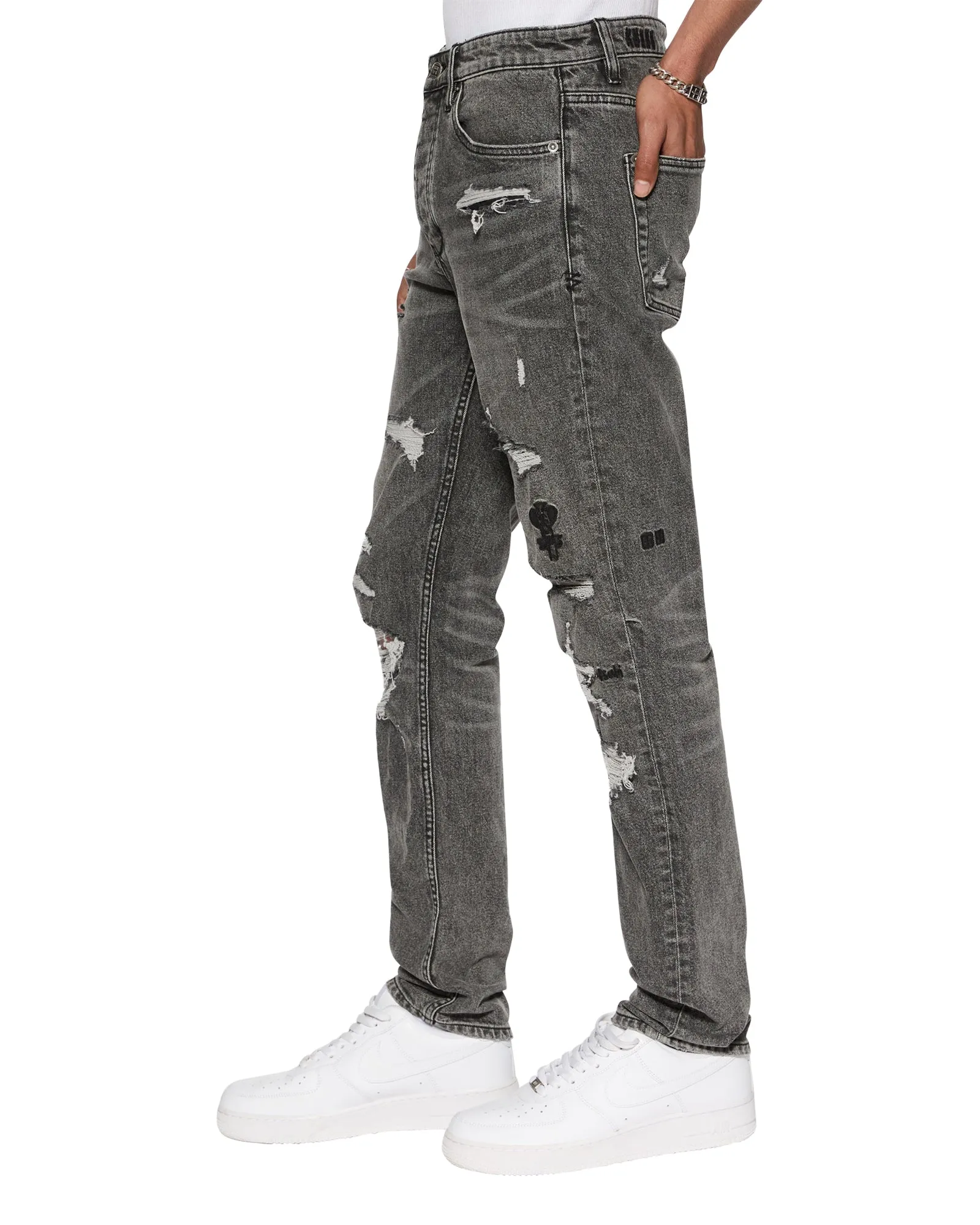 CHITCH VERSES WORN GREY sold by Ksubi product image thumbnail 3