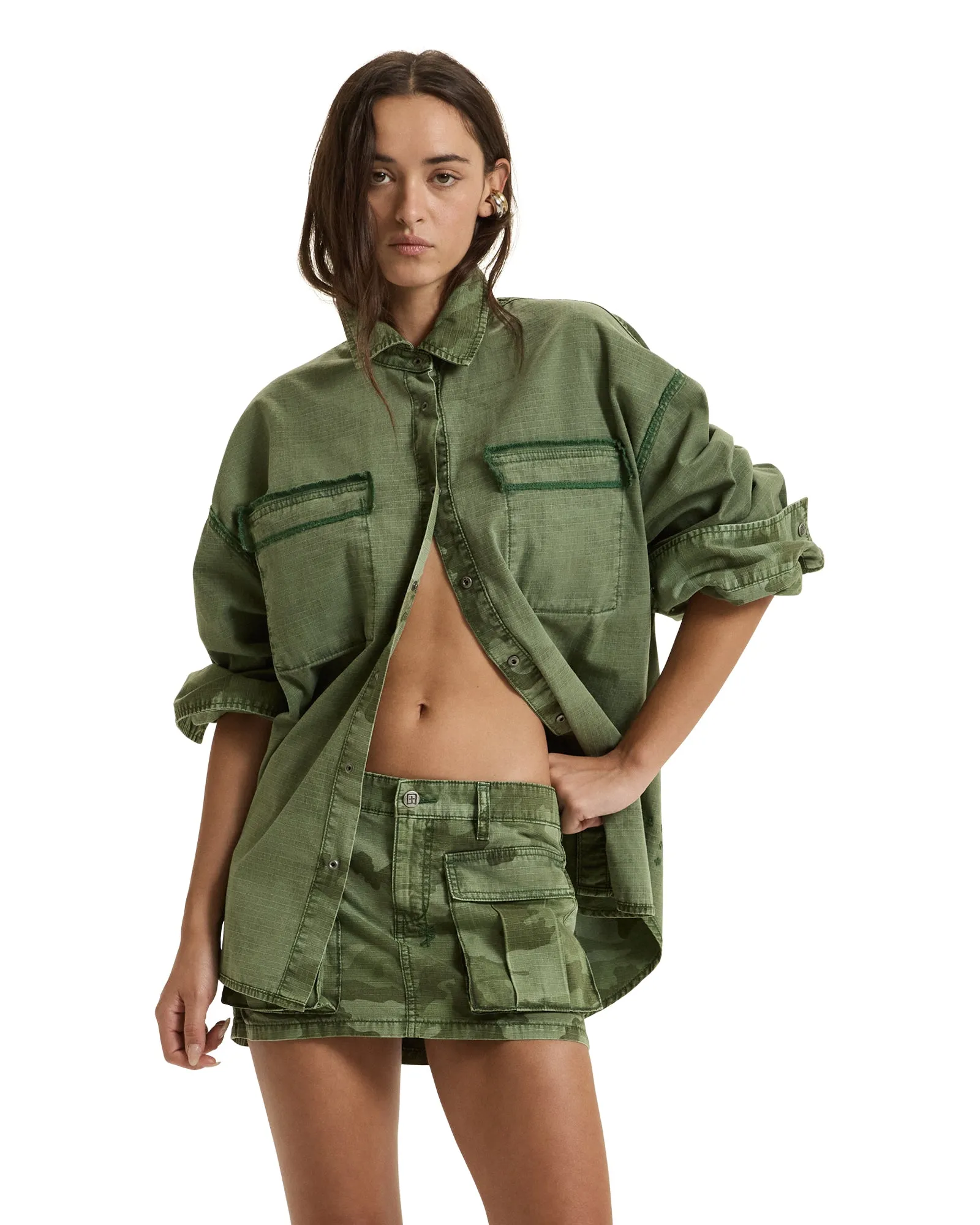 ASTRA CARGO SHIRT HASH CAMO sold by Ksubi product image thumbnail 3