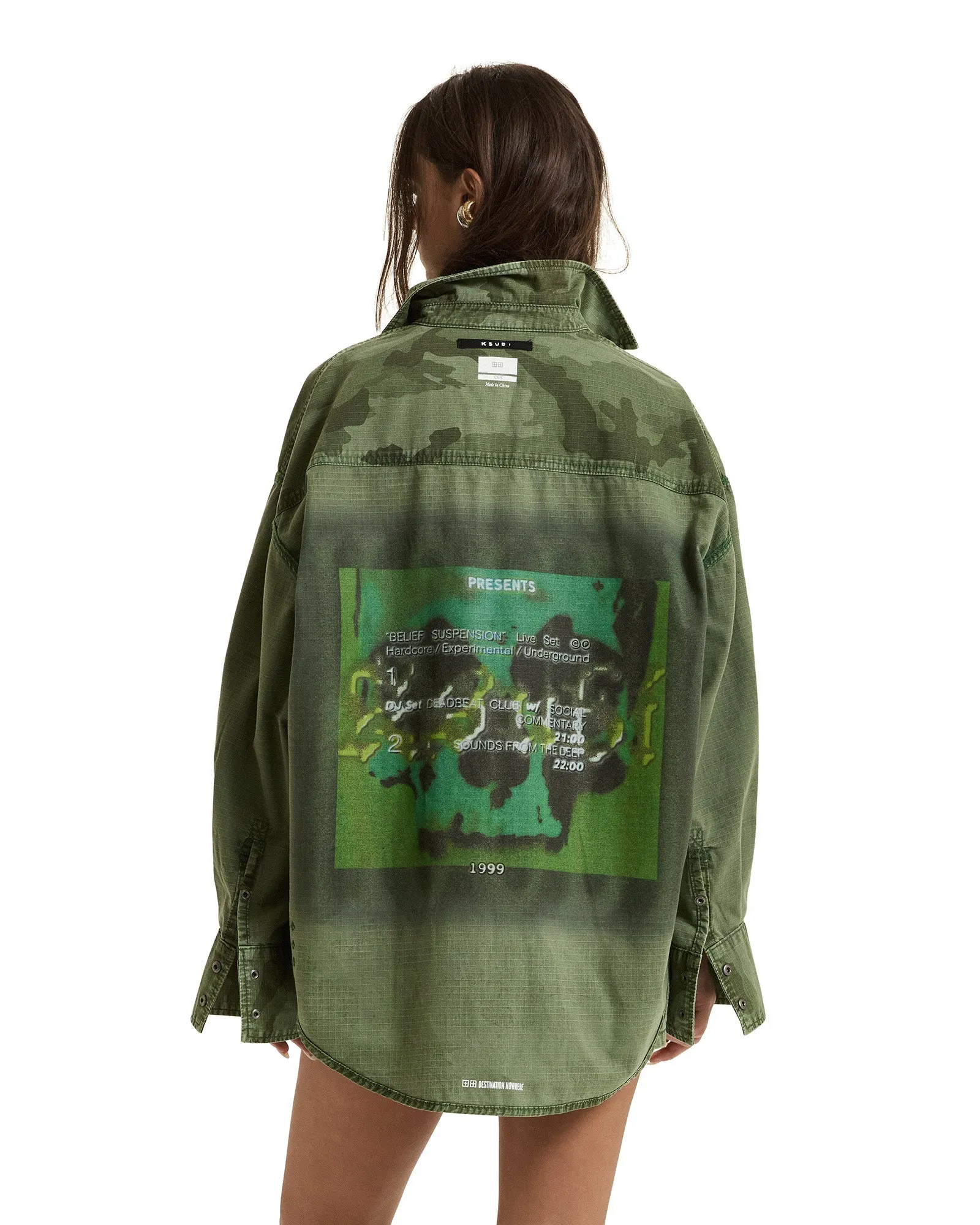 ASTRA CARGO SHIRT HASH CAMO sold by Ksubi product image thumbnail 4