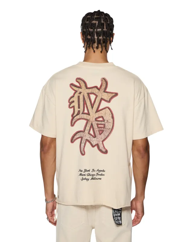 PLAYOFF EKCESS SS TEE DUSTY DESERT made by Ksubi