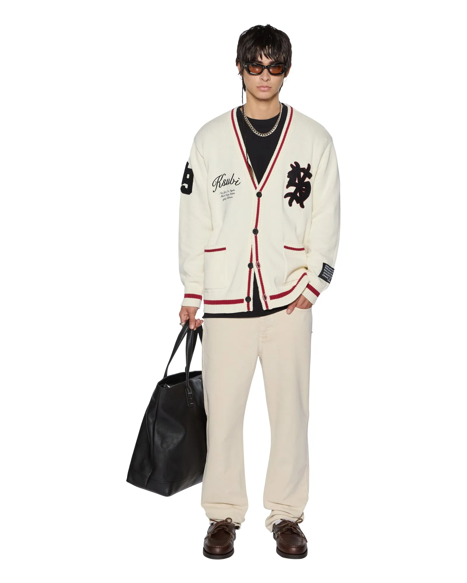 PLAYOFF CARDIGAN ECRU sold by Ksubi product image thumbnail 2