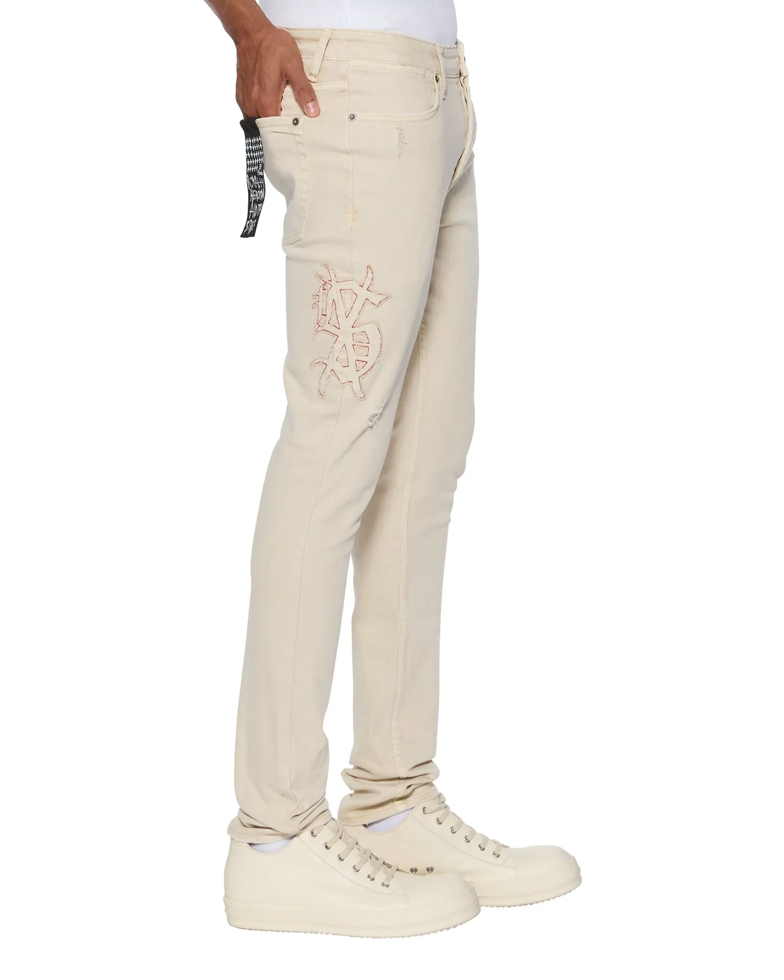 VAN WINKLE ECRU PLAYOFF sold by Ksubi