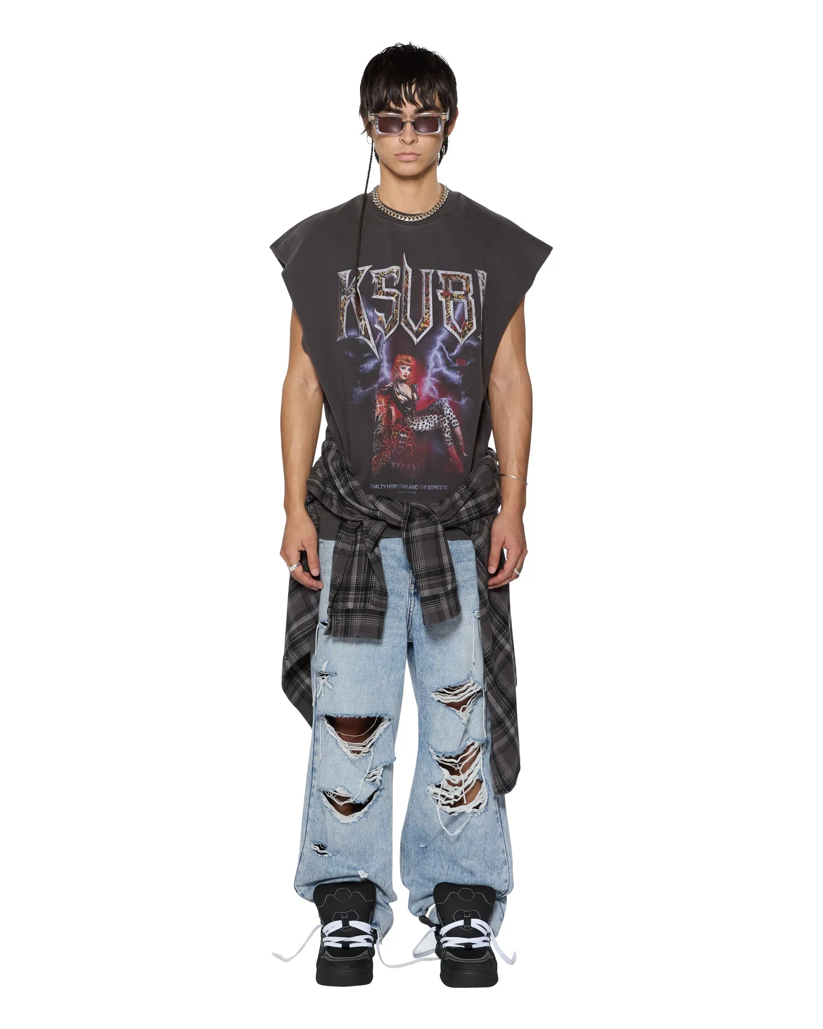 MAXX BUNKER BLUE TRASHED sold by Ksubi product image thumbnail 2