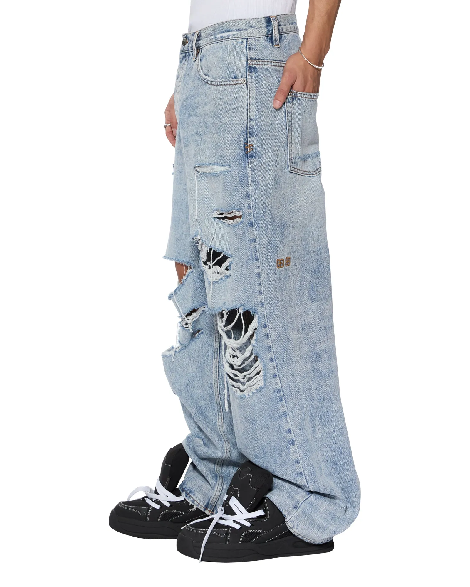 MAXX BUNKER BLUE TRASHED sold by Ksubi product image thumbnail 3