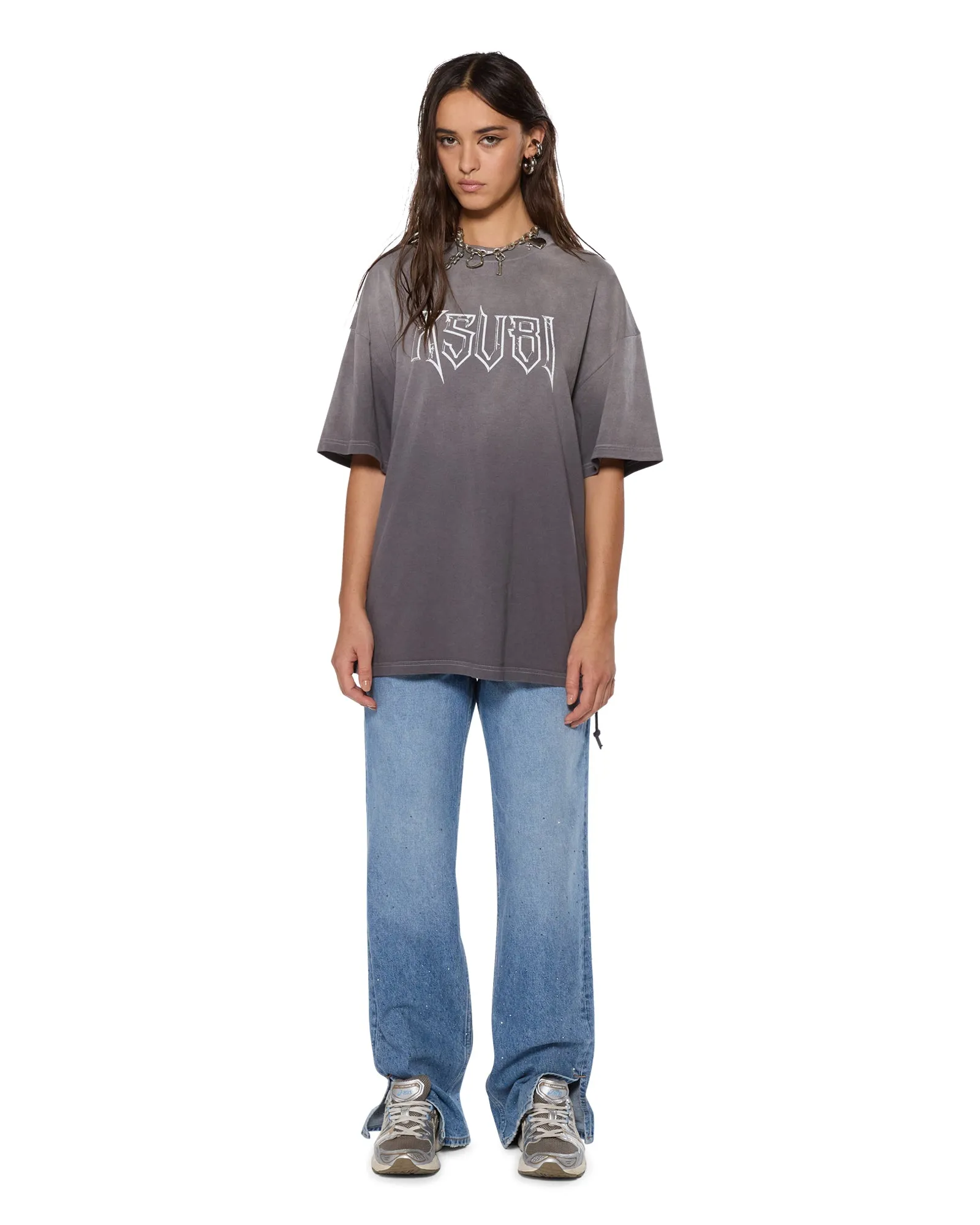 KINGDOM BOYFRIEND SS TEE CHARCOAL sold by Ksubi product image thumbnail 2