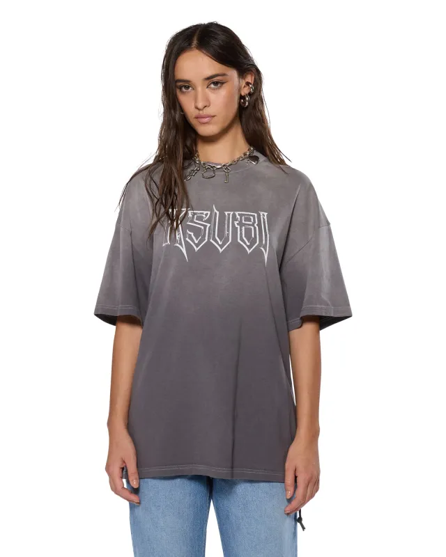KINGDOM BOYFRIEND SS TEE CHARCOAL sold by Ksubi