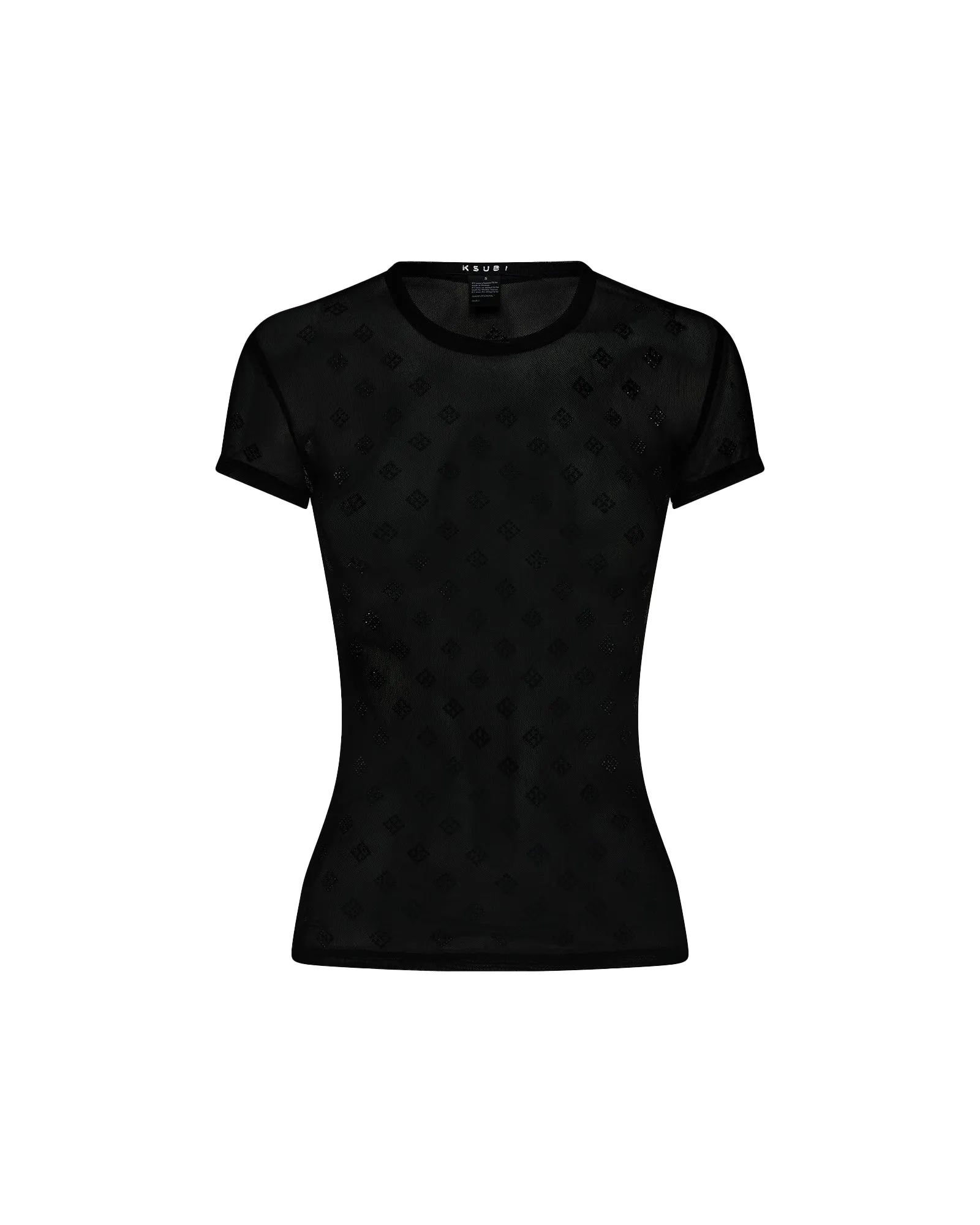 MESH SS TOP DIAMANTE sold by Ksubi product image thumbnail 4