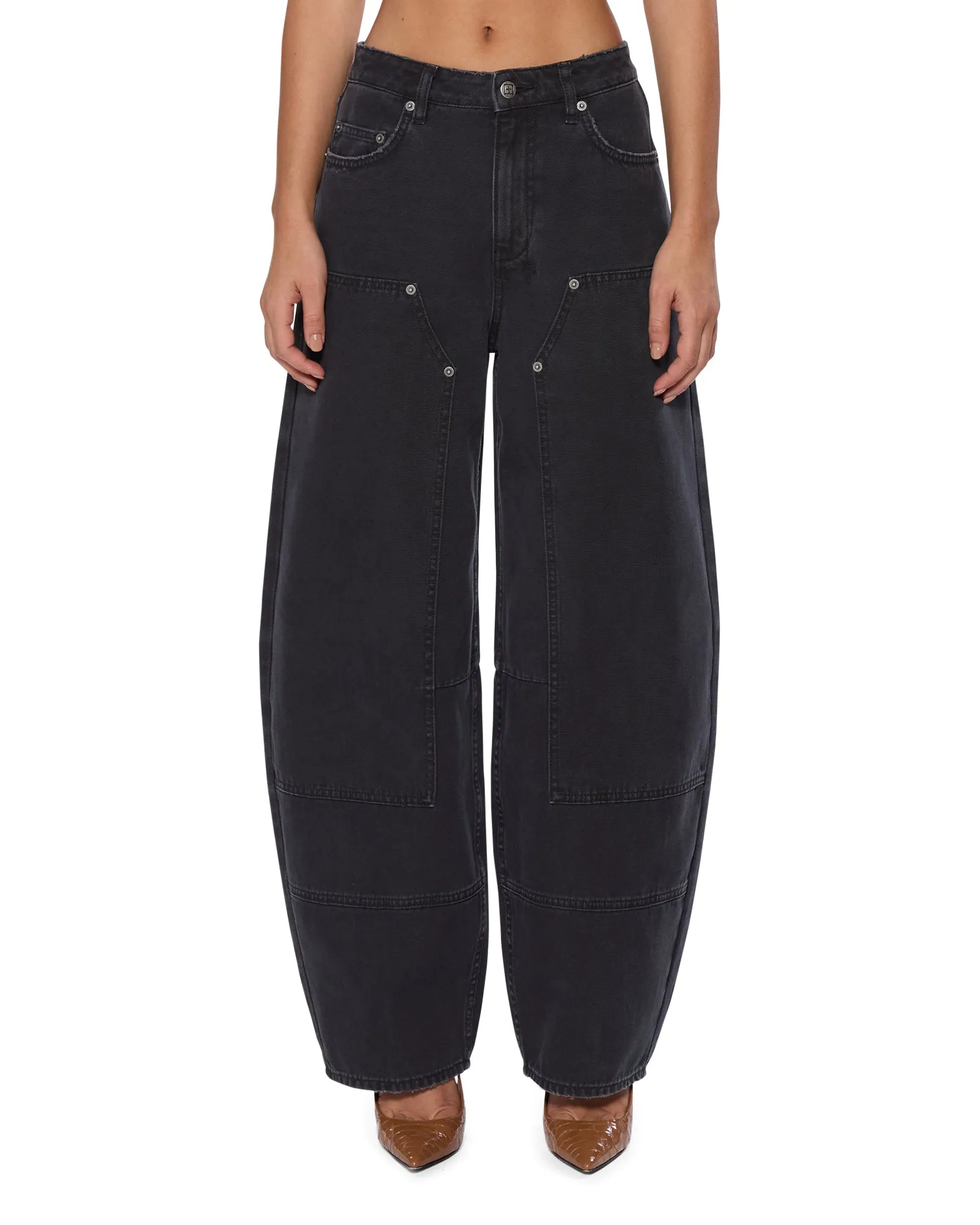 BARREL JEAN CARPENTER BLACK sold by Ksubi