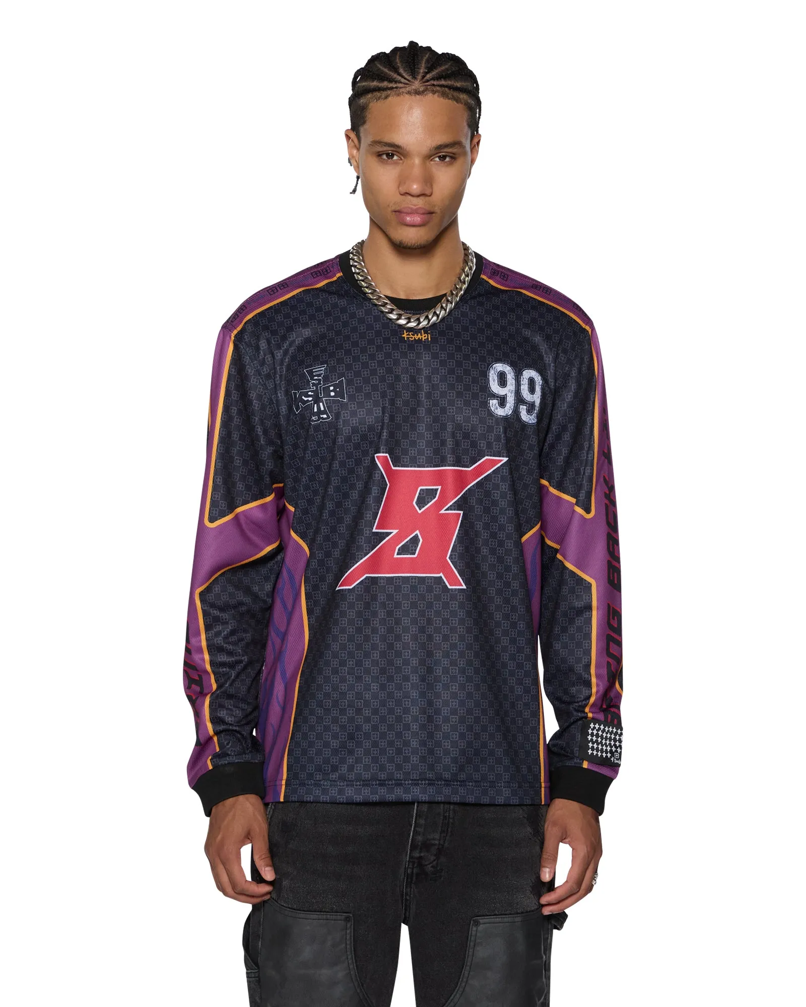 STINGER LS MOTO JERSEY MULTI sold by Ksubi product image thumbnail 3