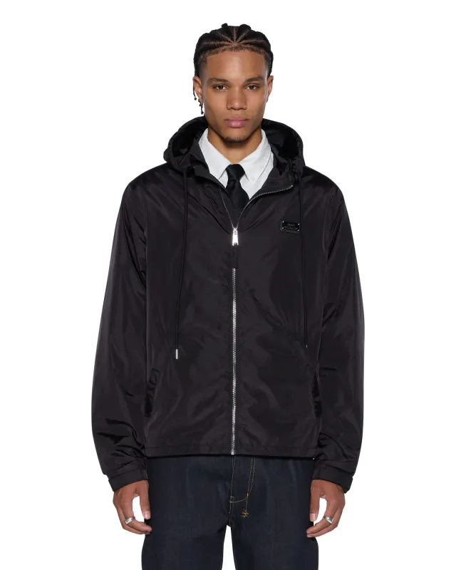 TEK NYLON JACKET BLACK sold by Ksubi