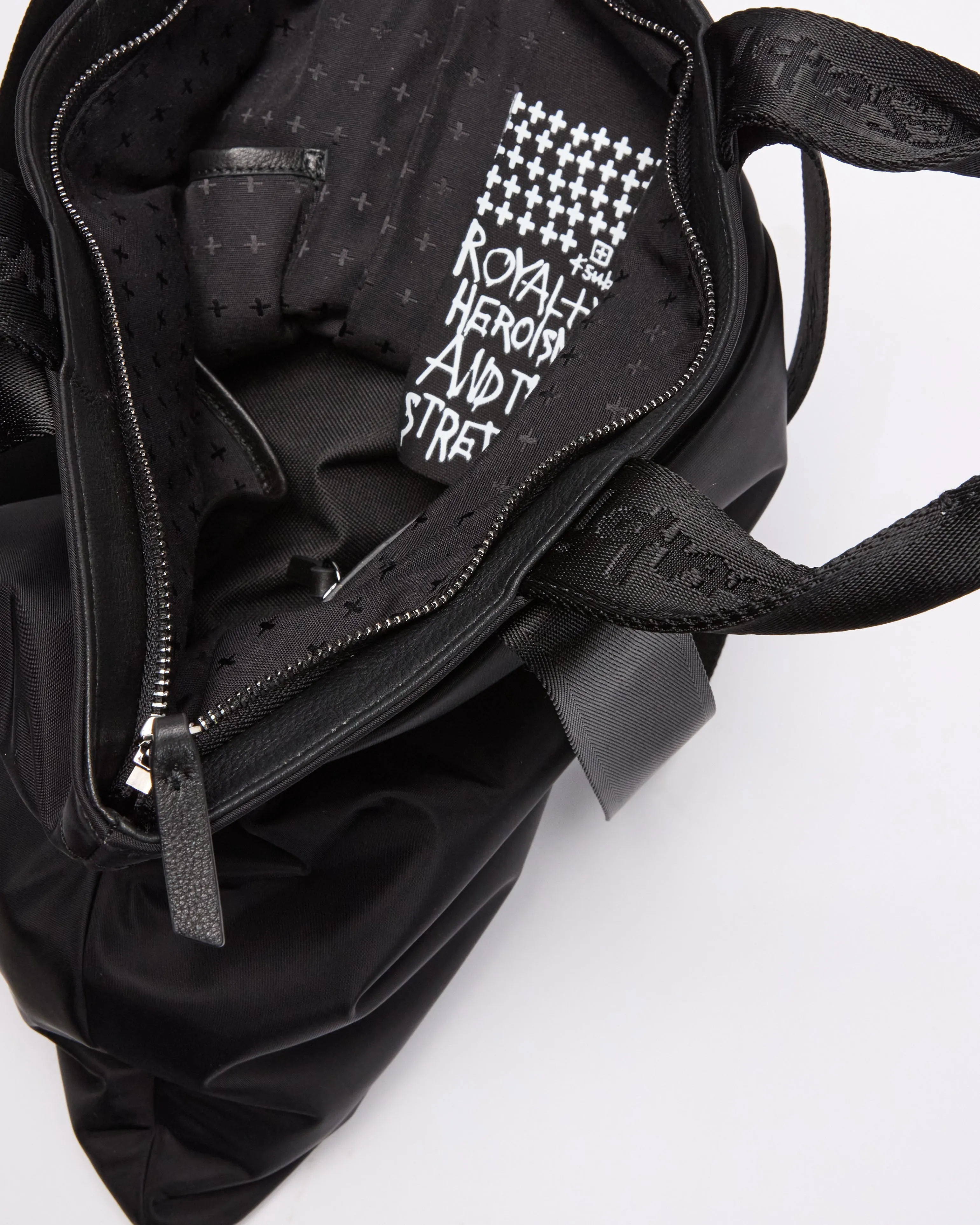 MADE IN HEAVEN NYLON LEATHER TOTE BLACK sold by Ksubi product image thumbnail 2