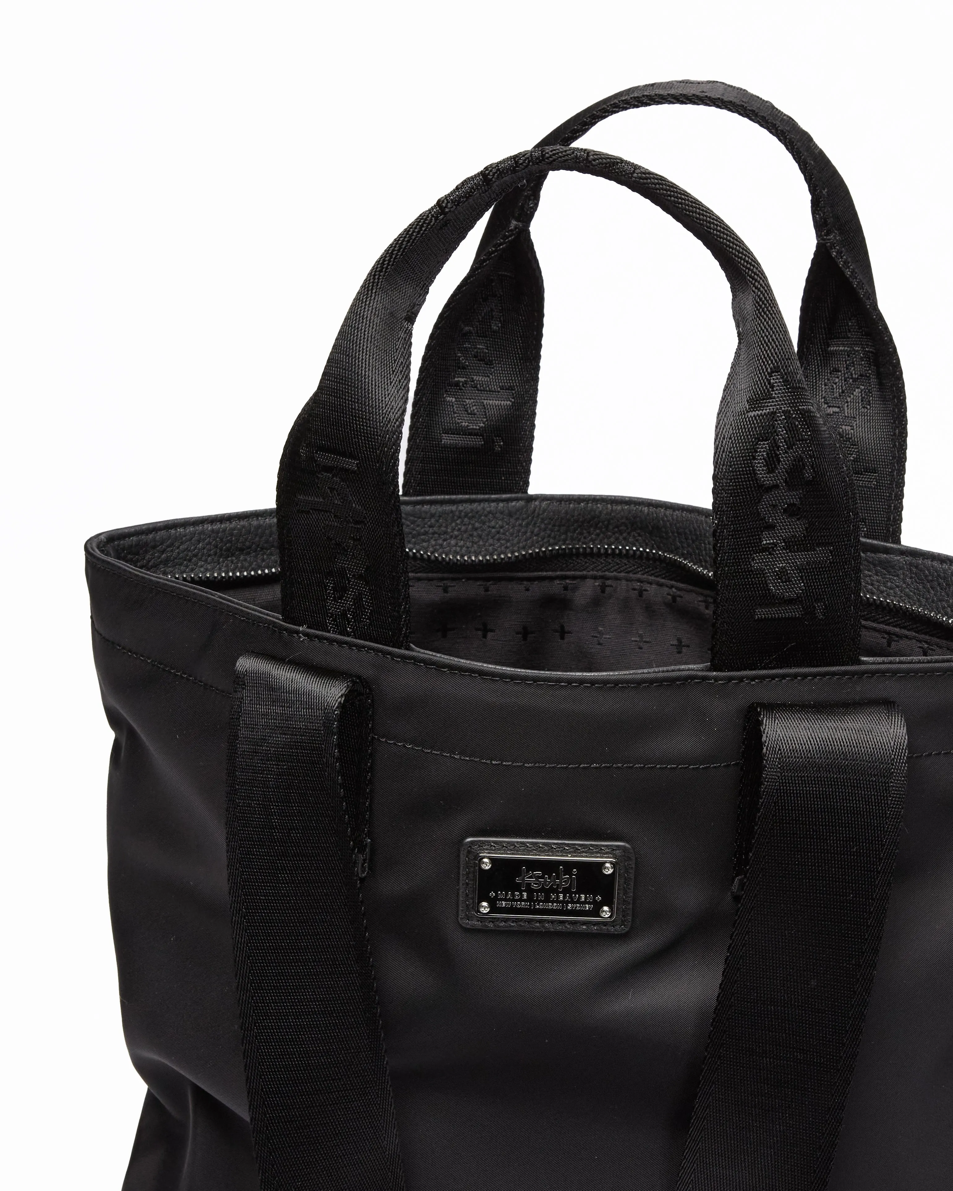 MADE IN HEAVEN NYLON LEATHER TOTE BLACK sold by Ksubi product image thumbnail 5