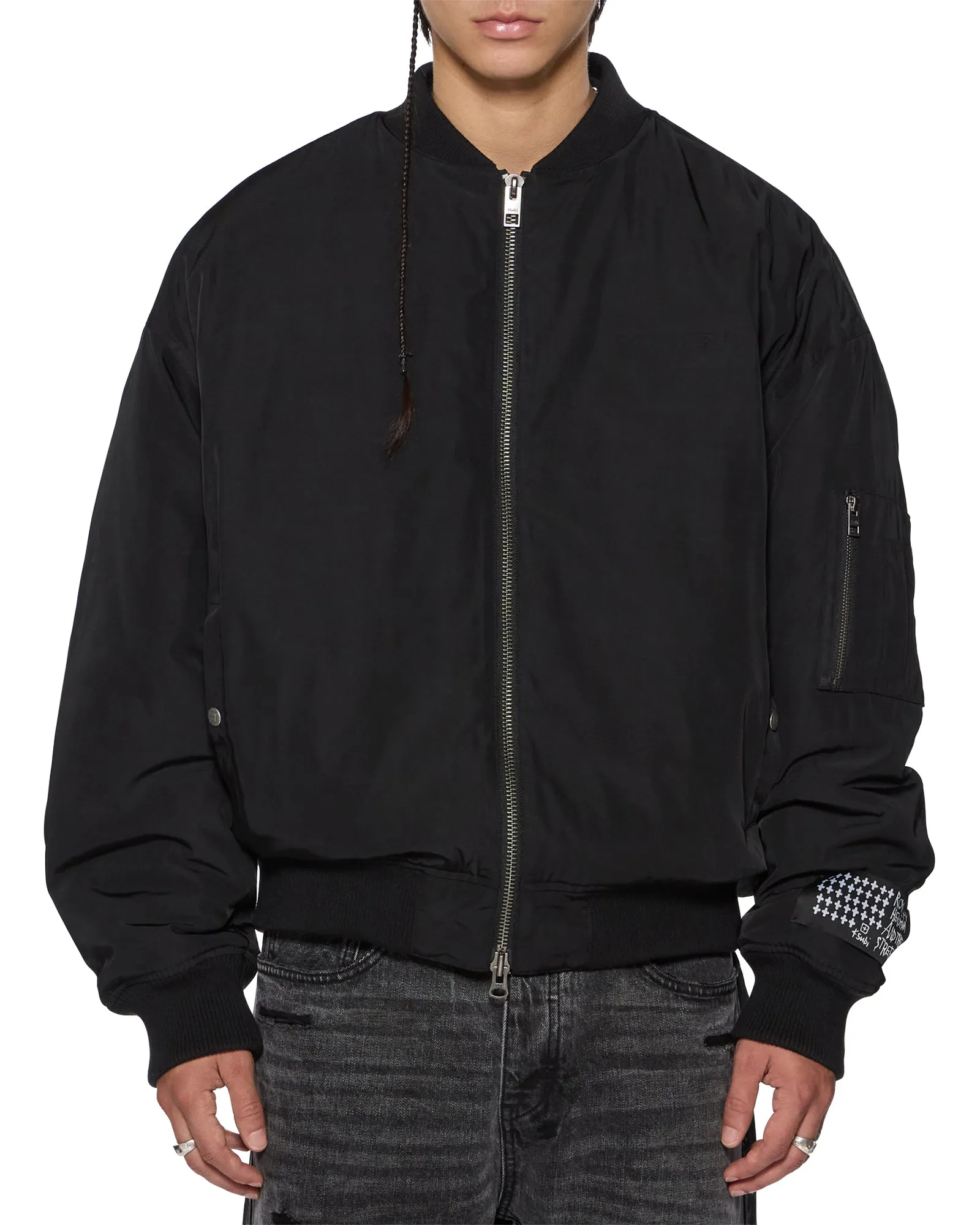 INTRUDER BOMBER JACKET BLACK sold by Ksubi product image thumbnail 4