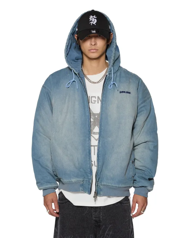 SLOUCH BOMBER JACKET FADED INDIGO sold by Ksubi