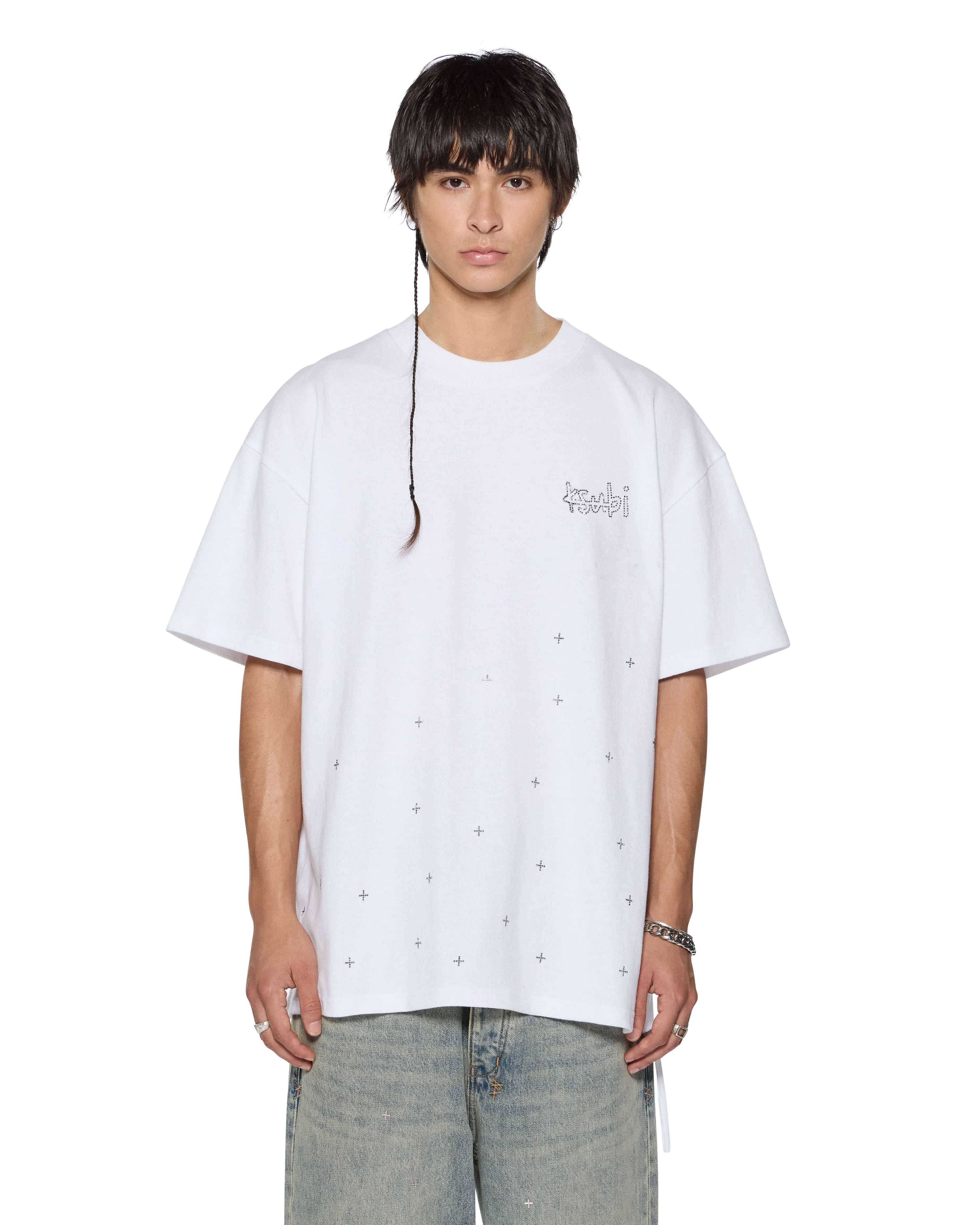 KPLUS EKCESS SS TEE TRU WHITE sold by Ksubi